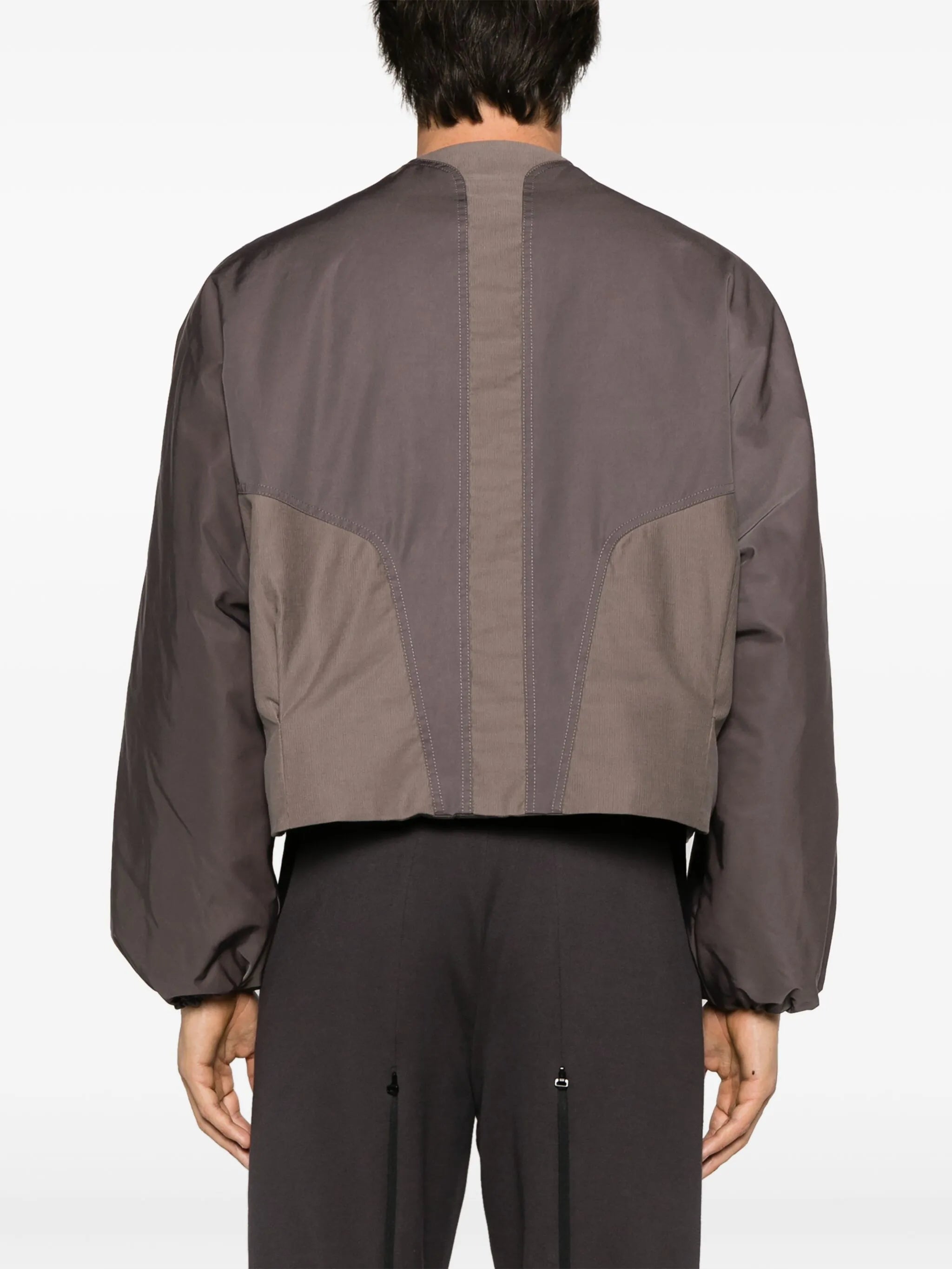 panelled bomber jacket