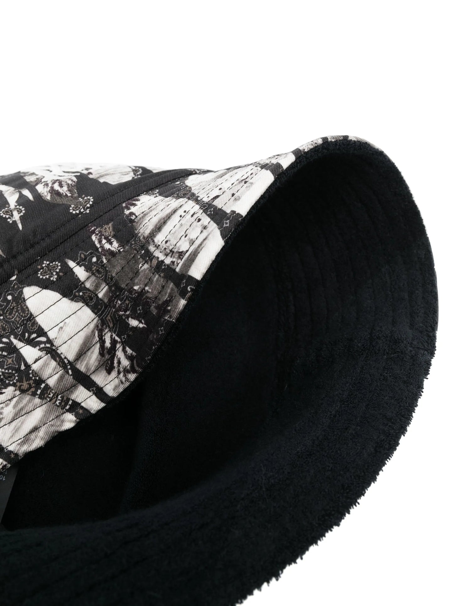 logo-embroidered reversible bucket hat