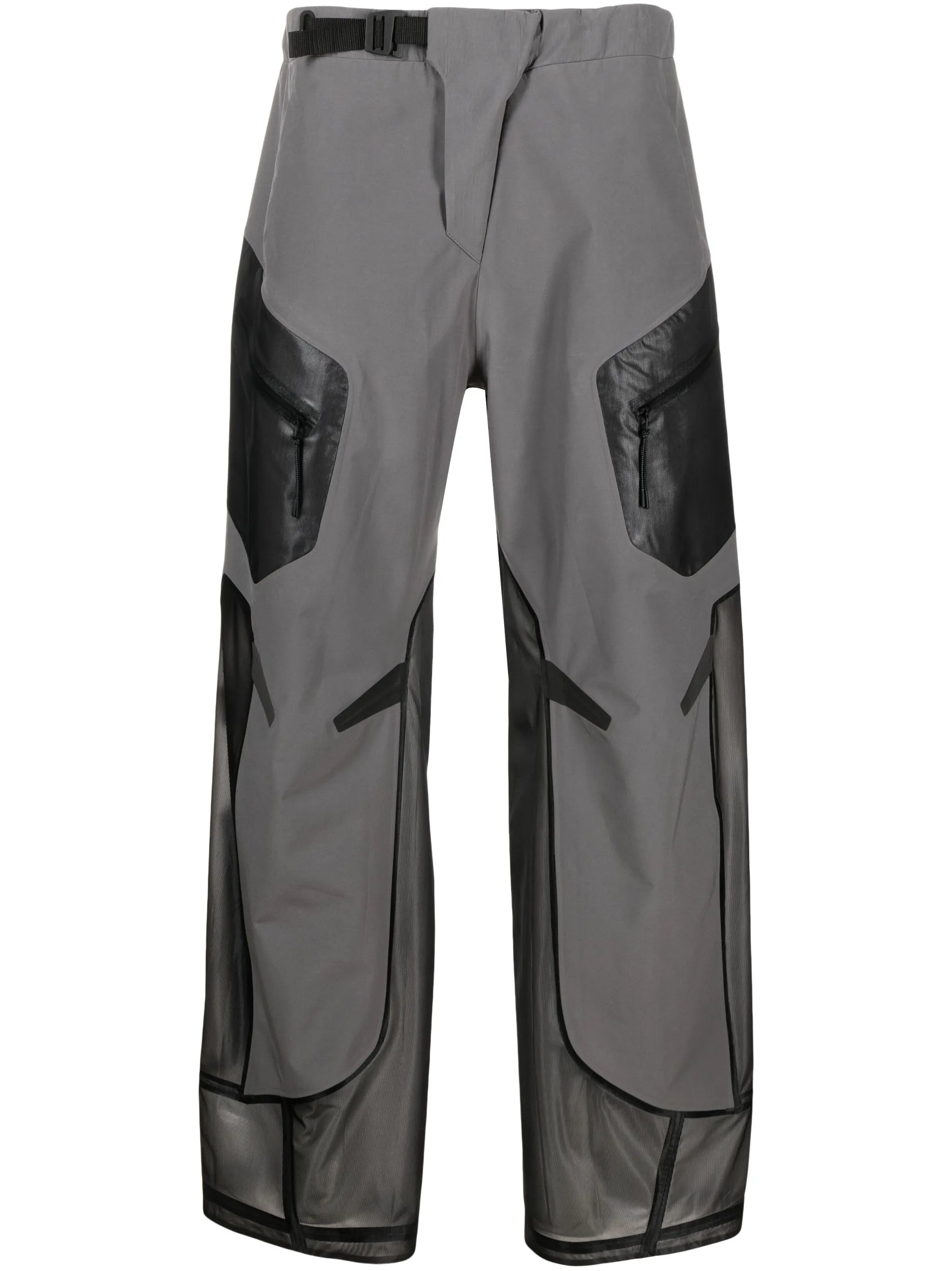 Constructivism straight-leg trousers