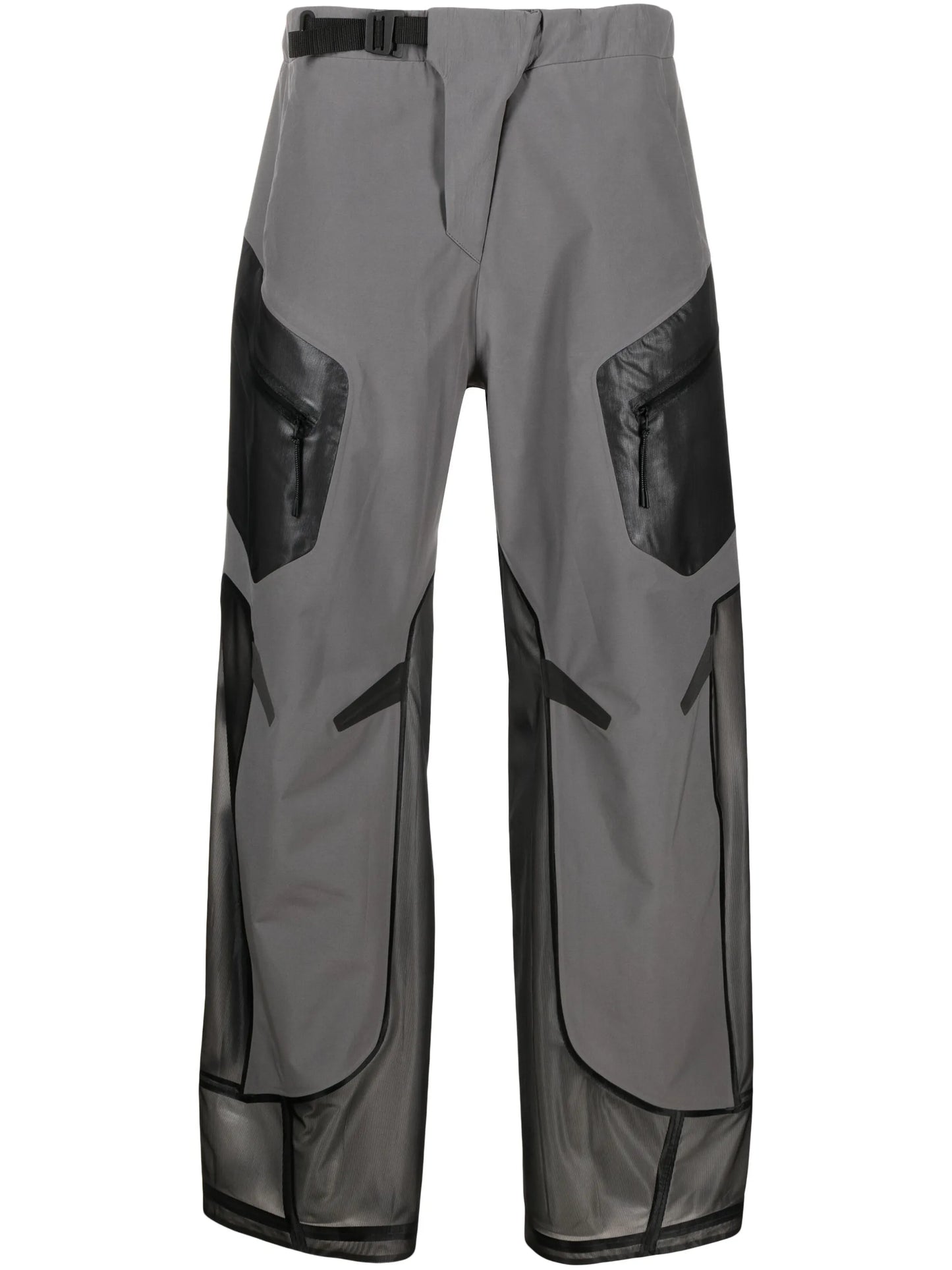 Constructivism straight-leg trousers
