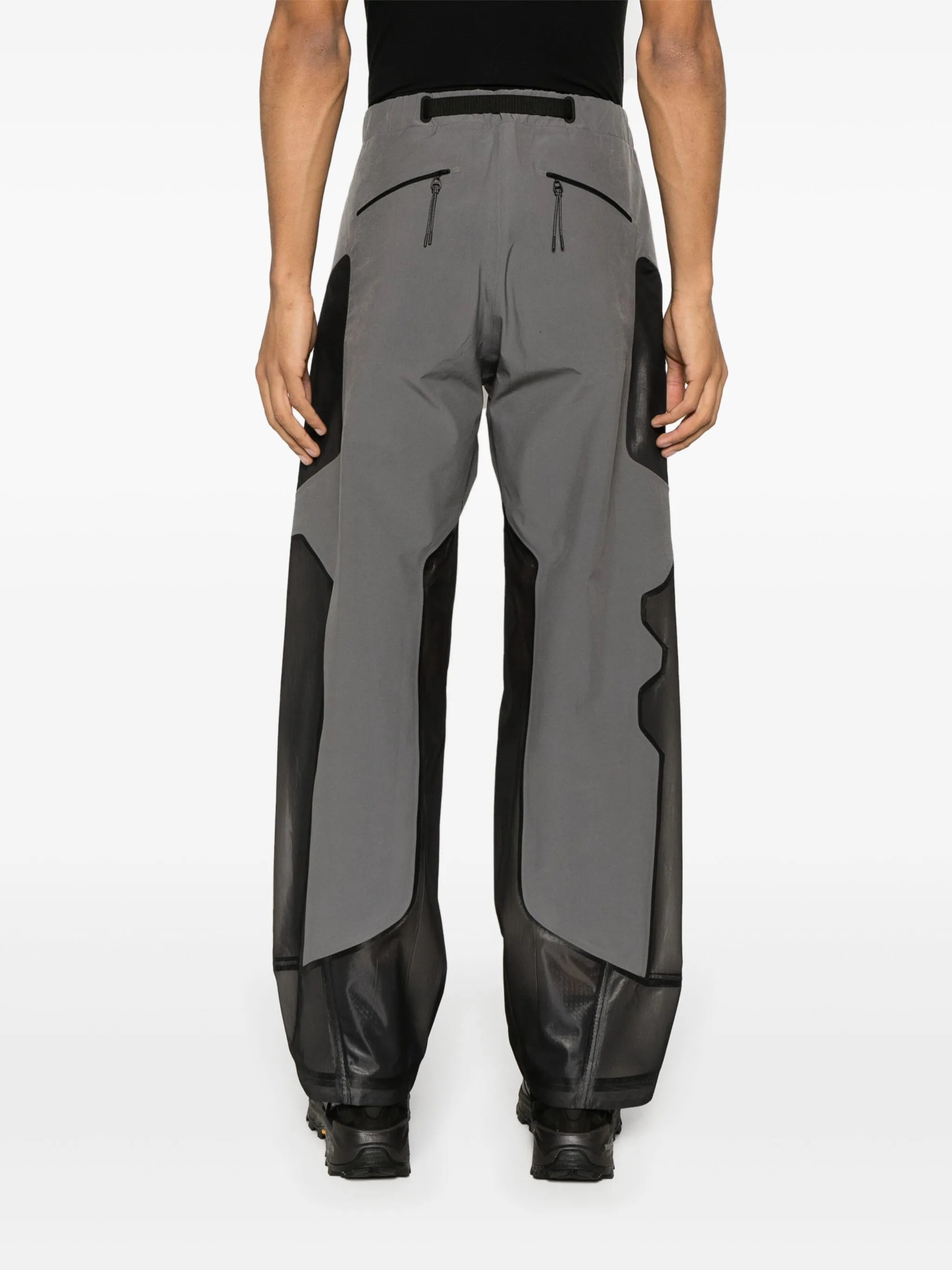 Constructivism straight-leg trousers