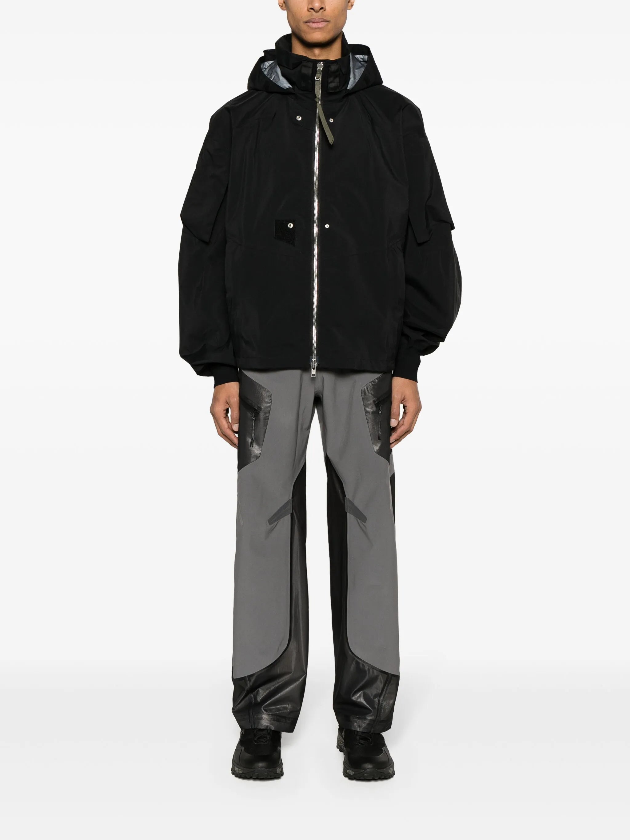 Constructivism straight-leg trousers