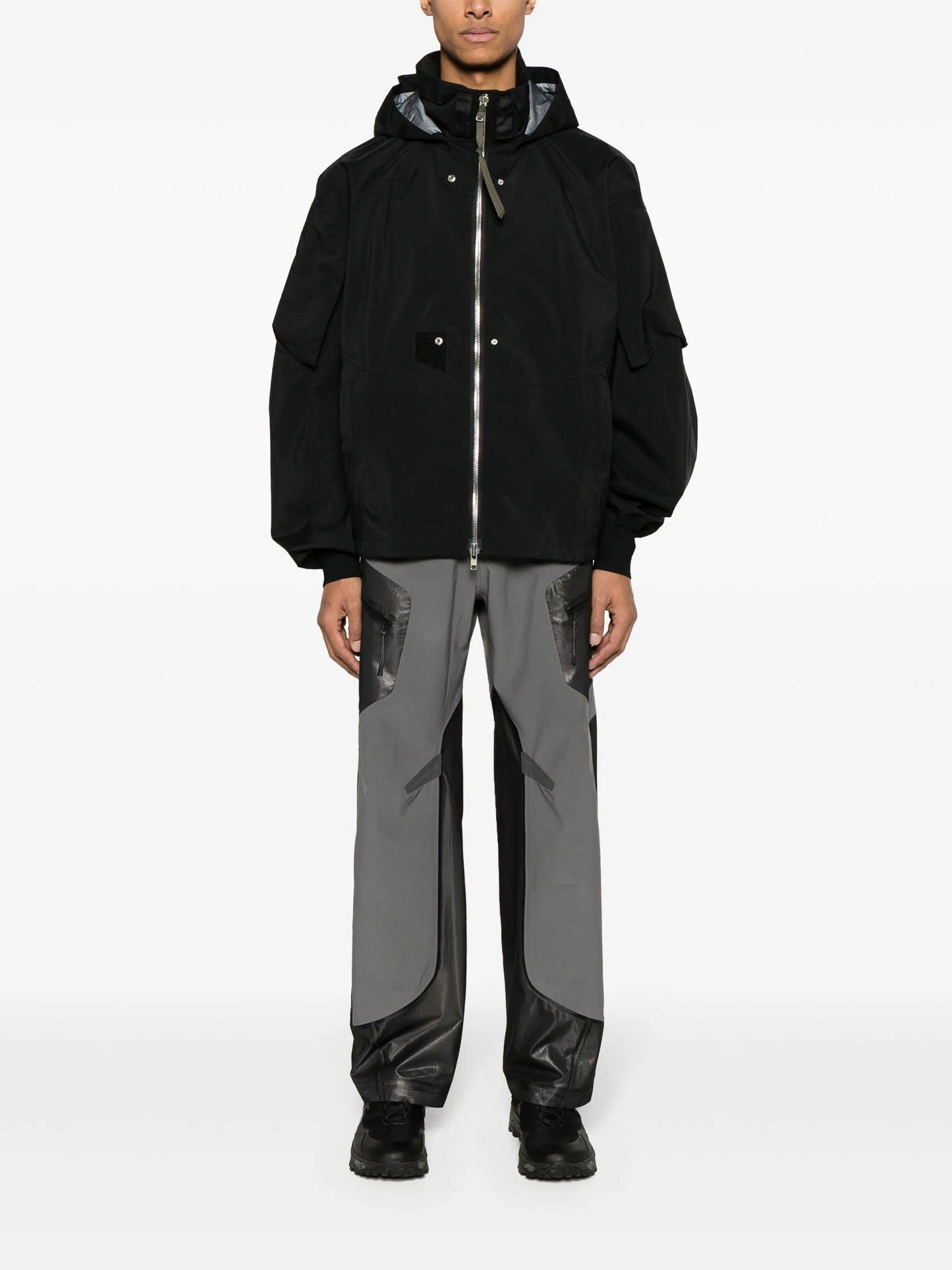 Constructivism straight-leg trousers