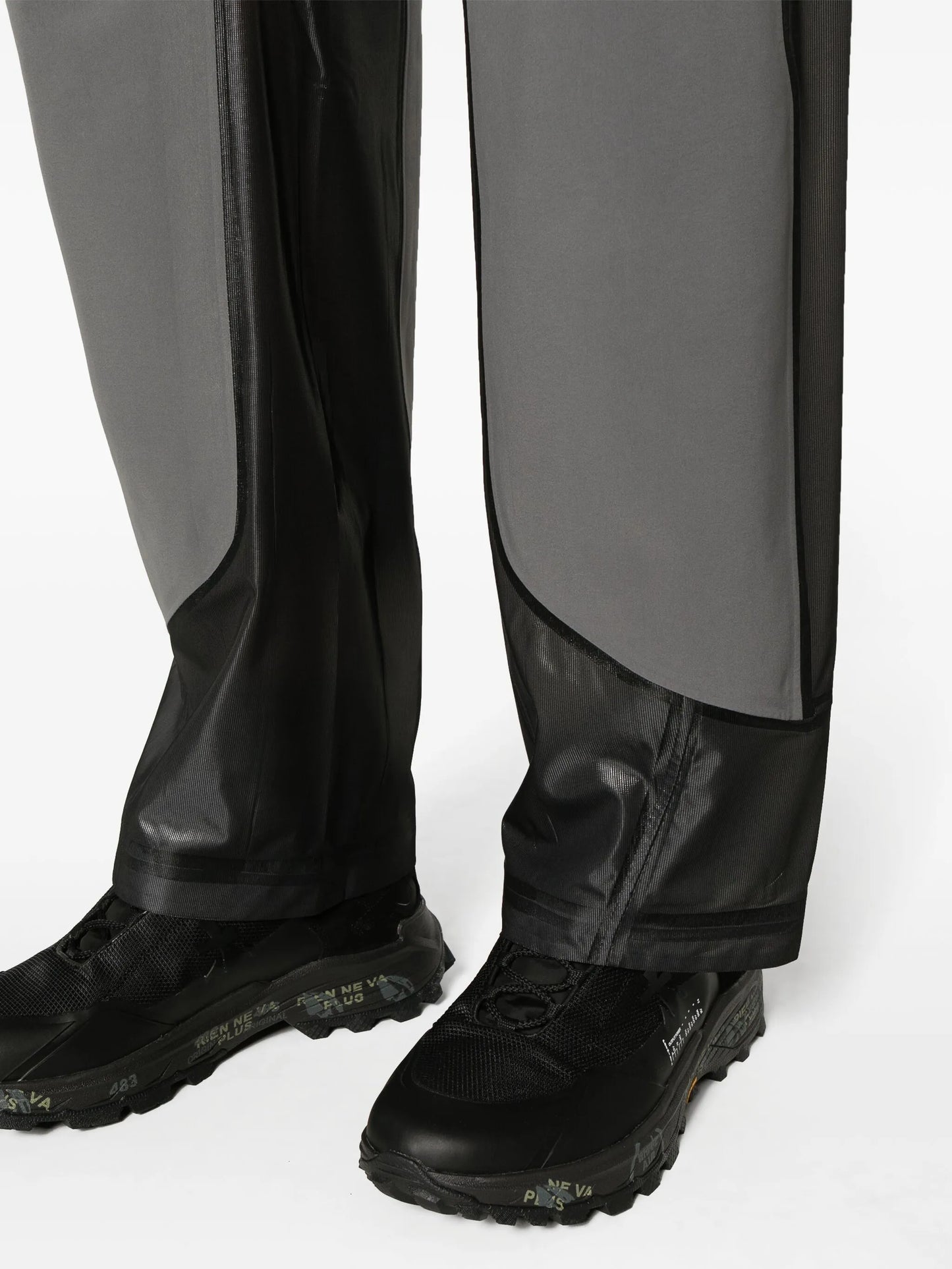 Constructivism straight-leg trousers