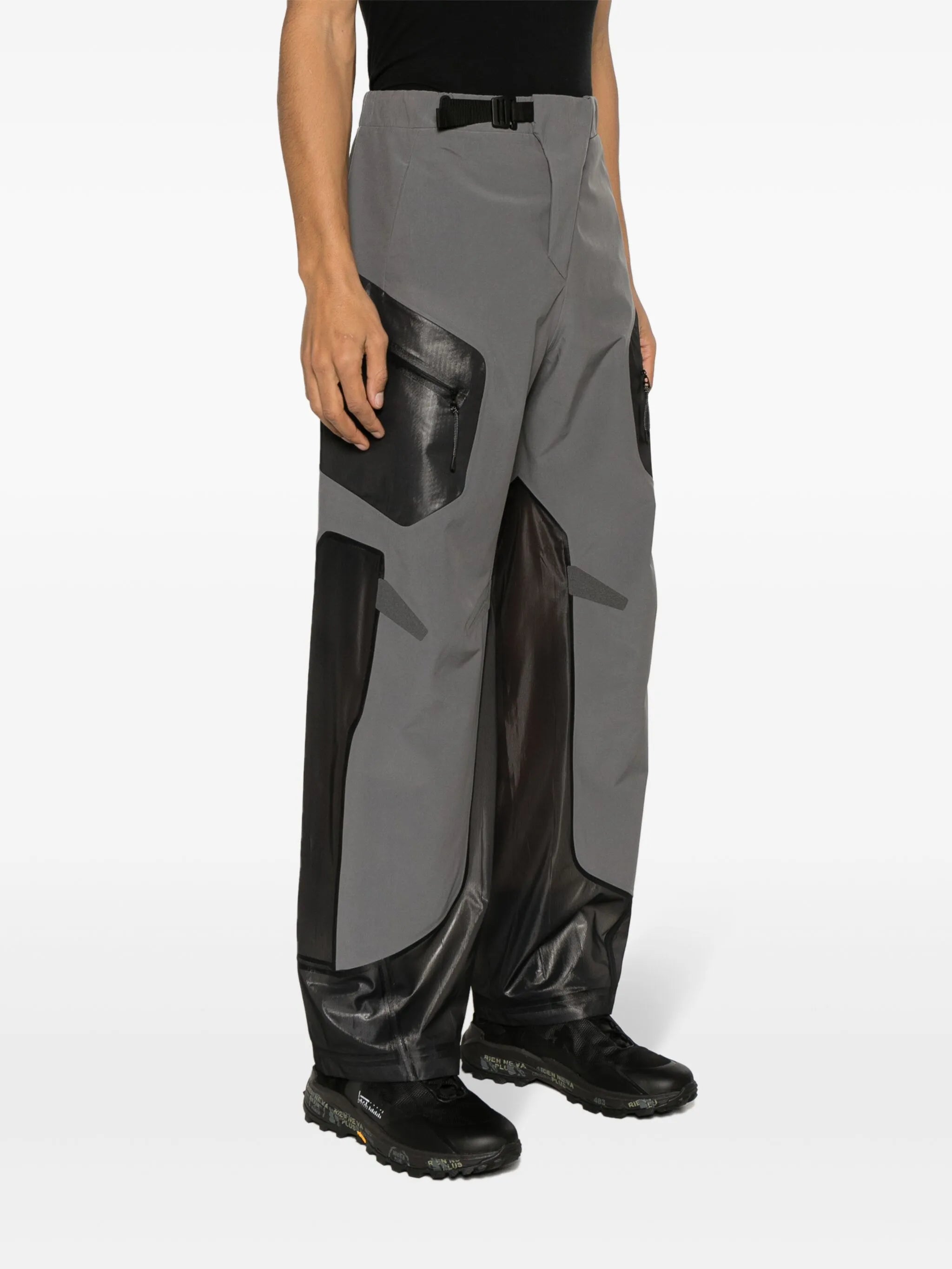 Constructivism straight-leg trousers