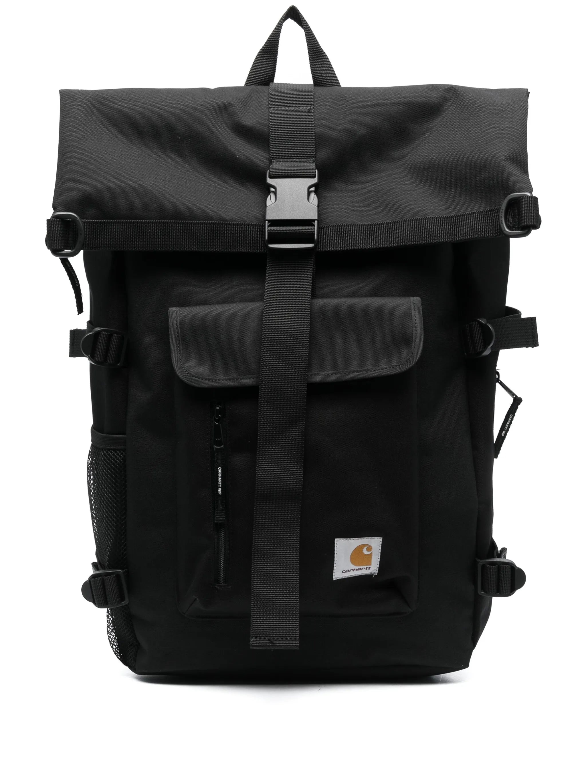 Philis roll-top buckle-fastening backpack