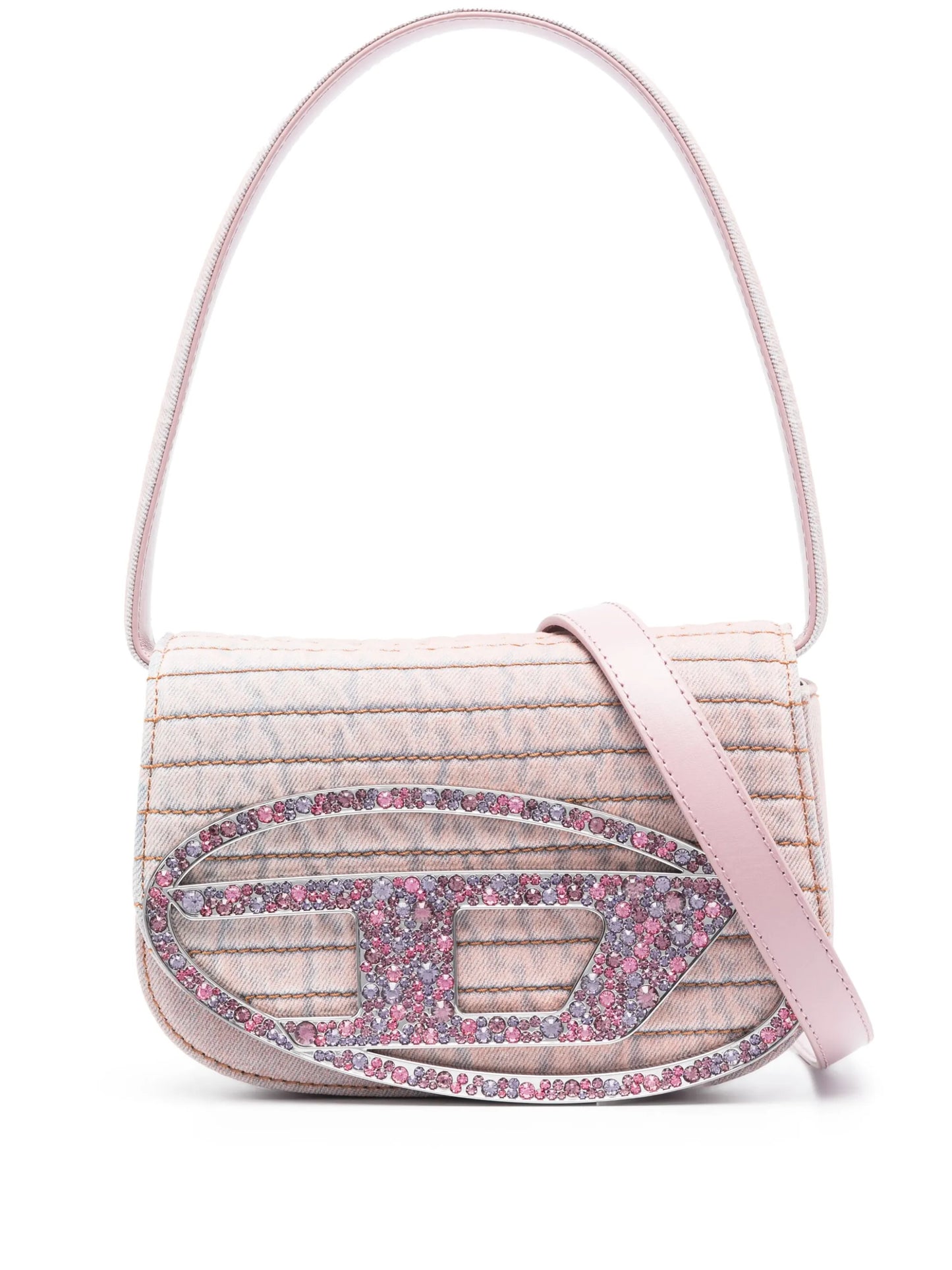 1DR denim shoulder bag