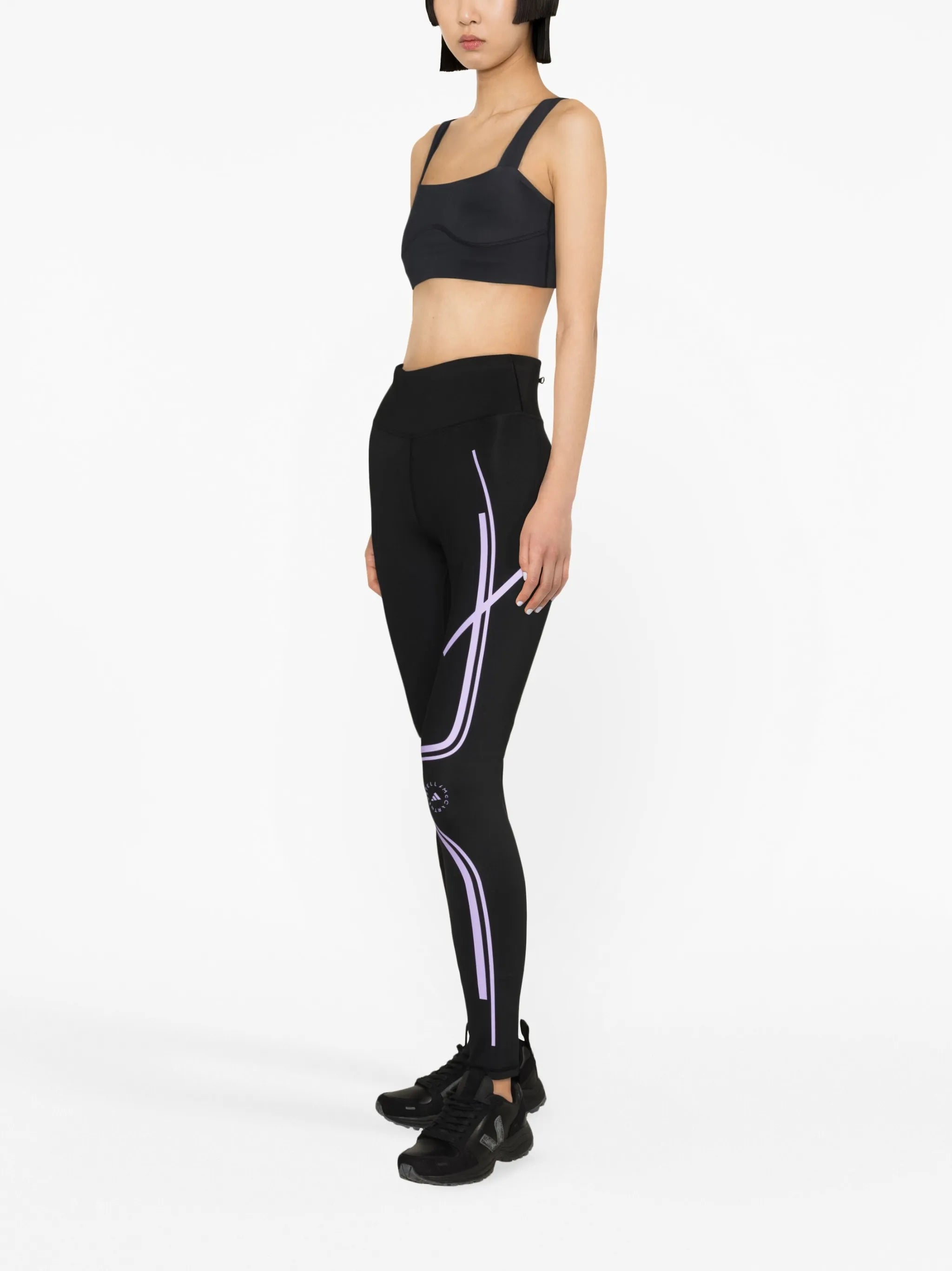 TruePace Running logo-print leggings