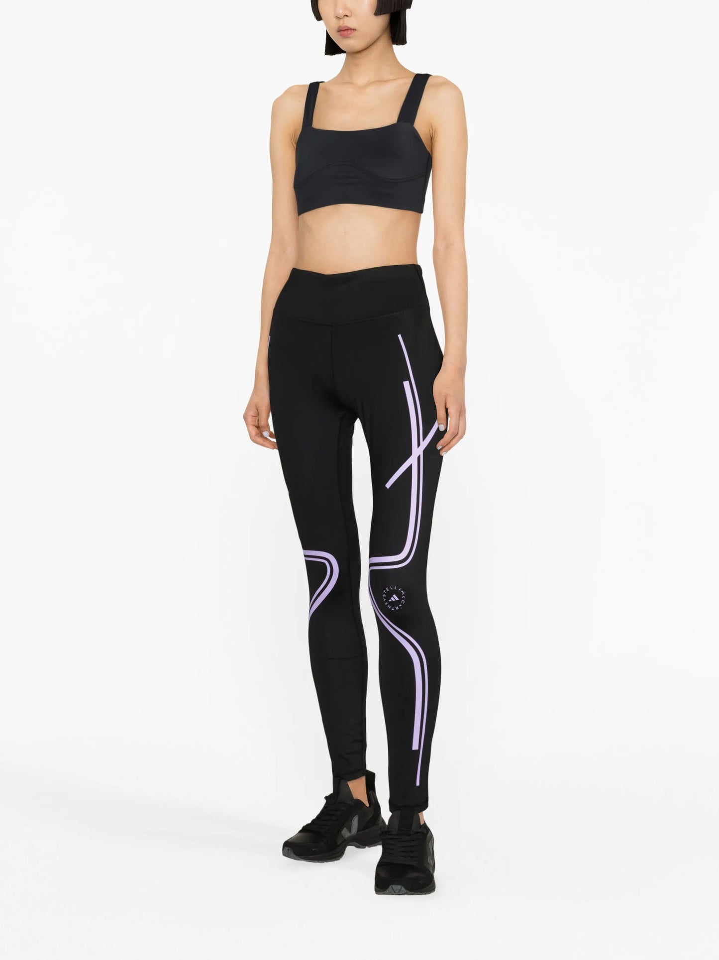 TruePace Running logo-print leggings