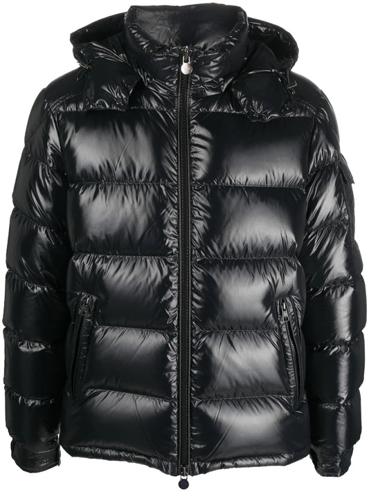 Maya zip-up padded hooded jacket