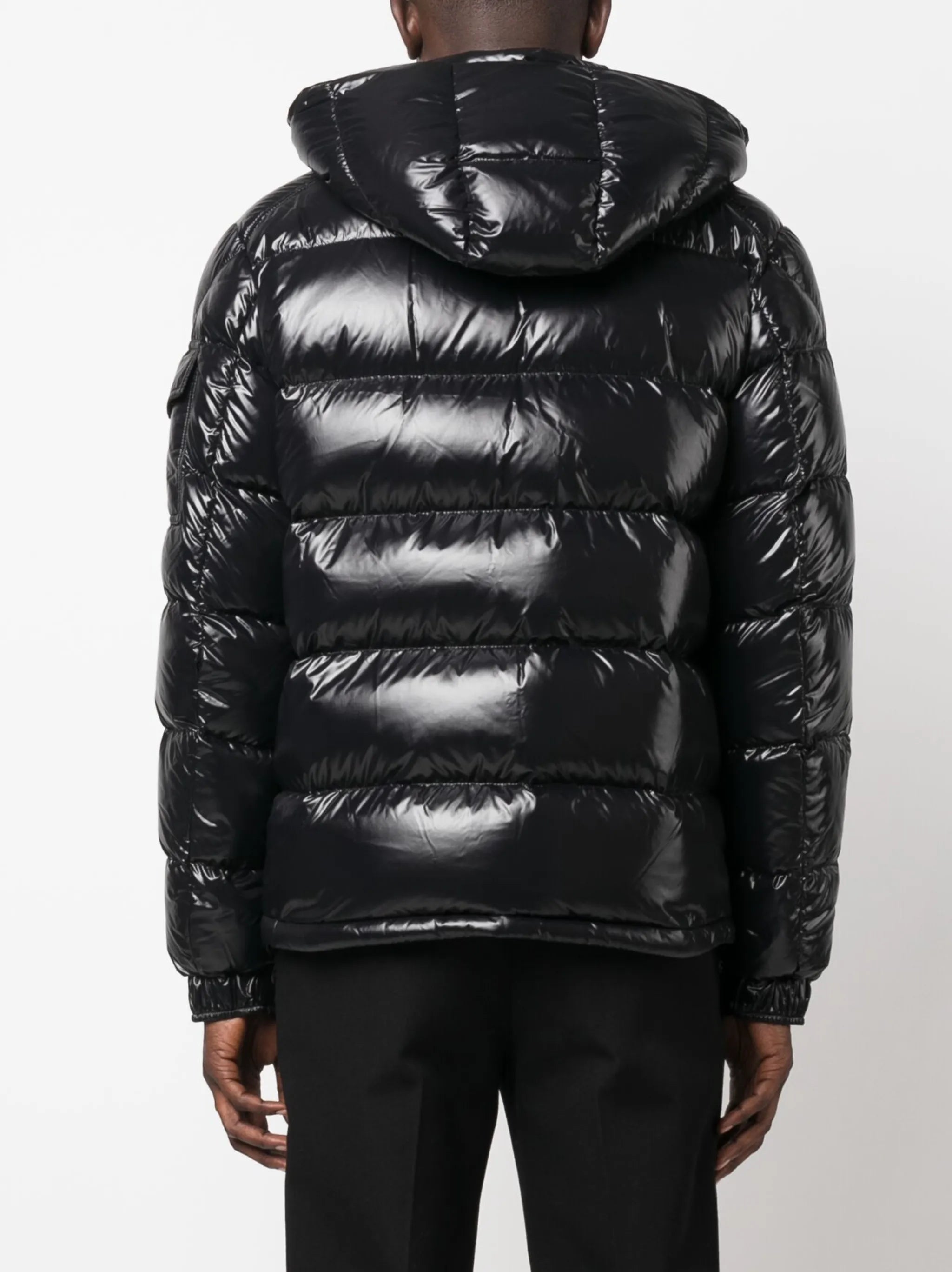 Maya zip-up padded hooded jacket