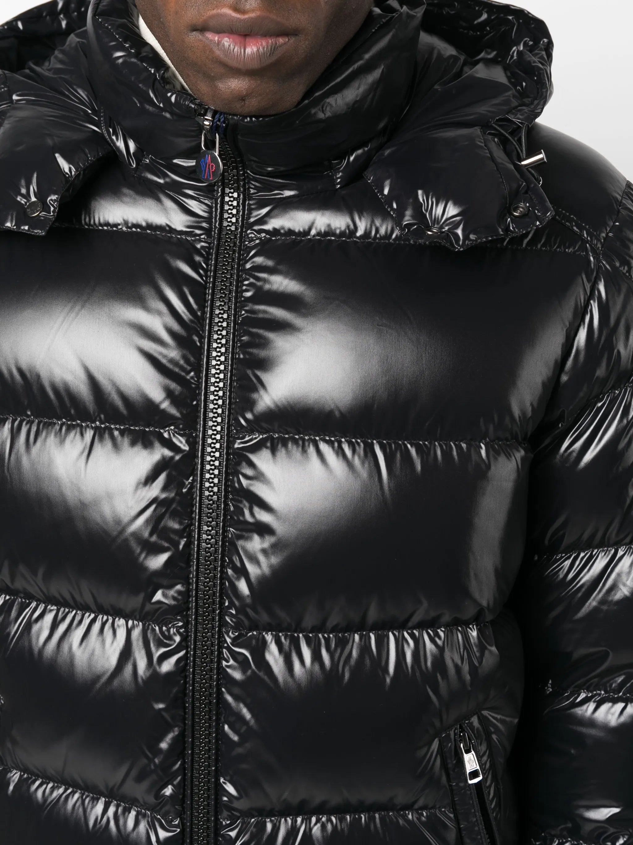 Maya zip-up padded hooded jacket