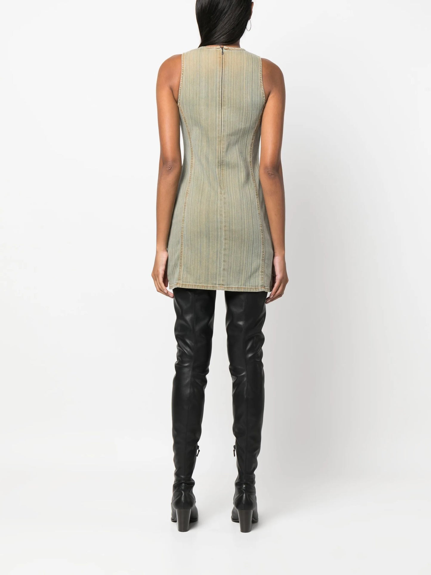 De-Ferriz-Fsd logo-plaque minidress