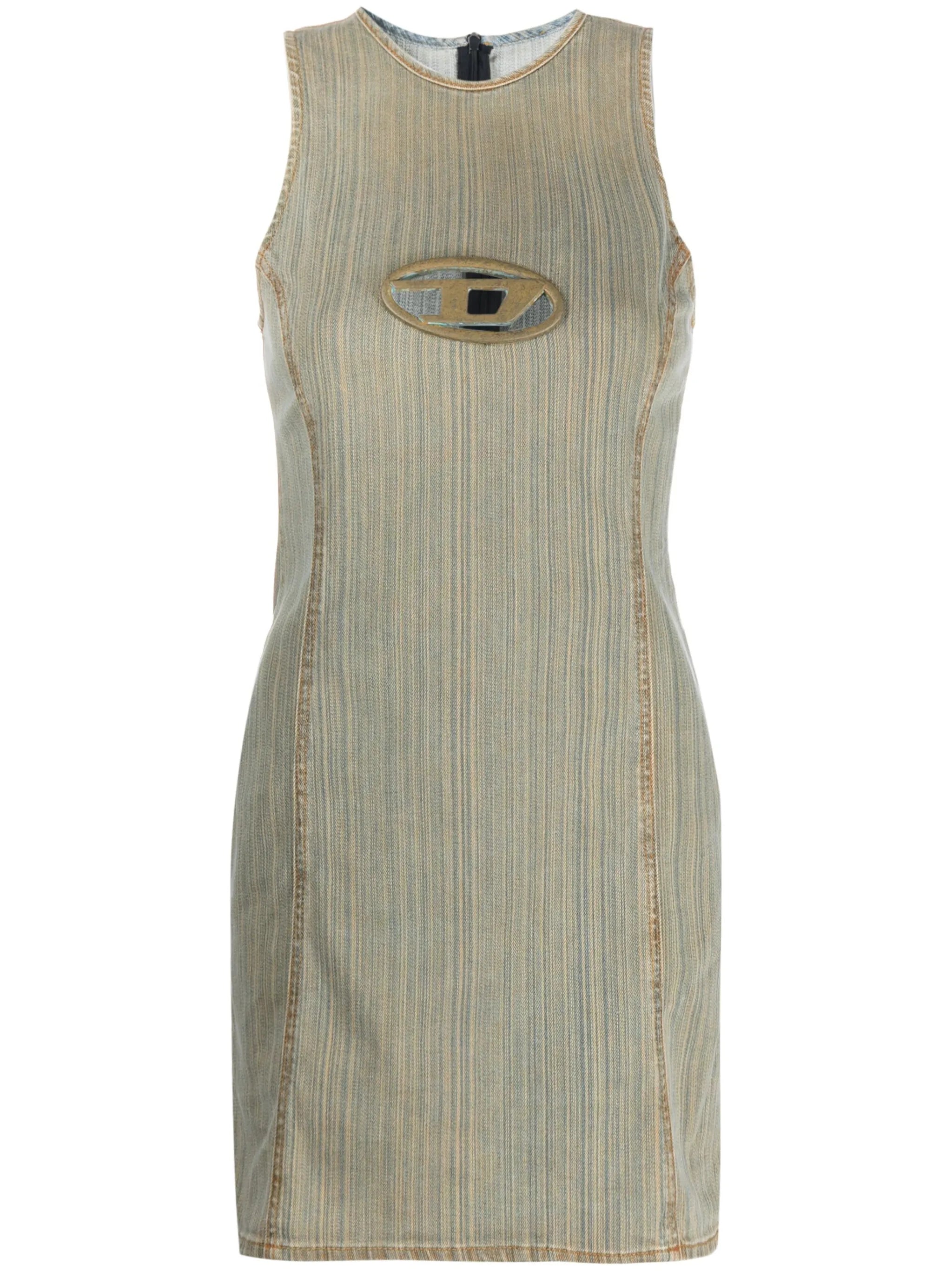 De-Ferriz-Fsd logo-plaque minidress