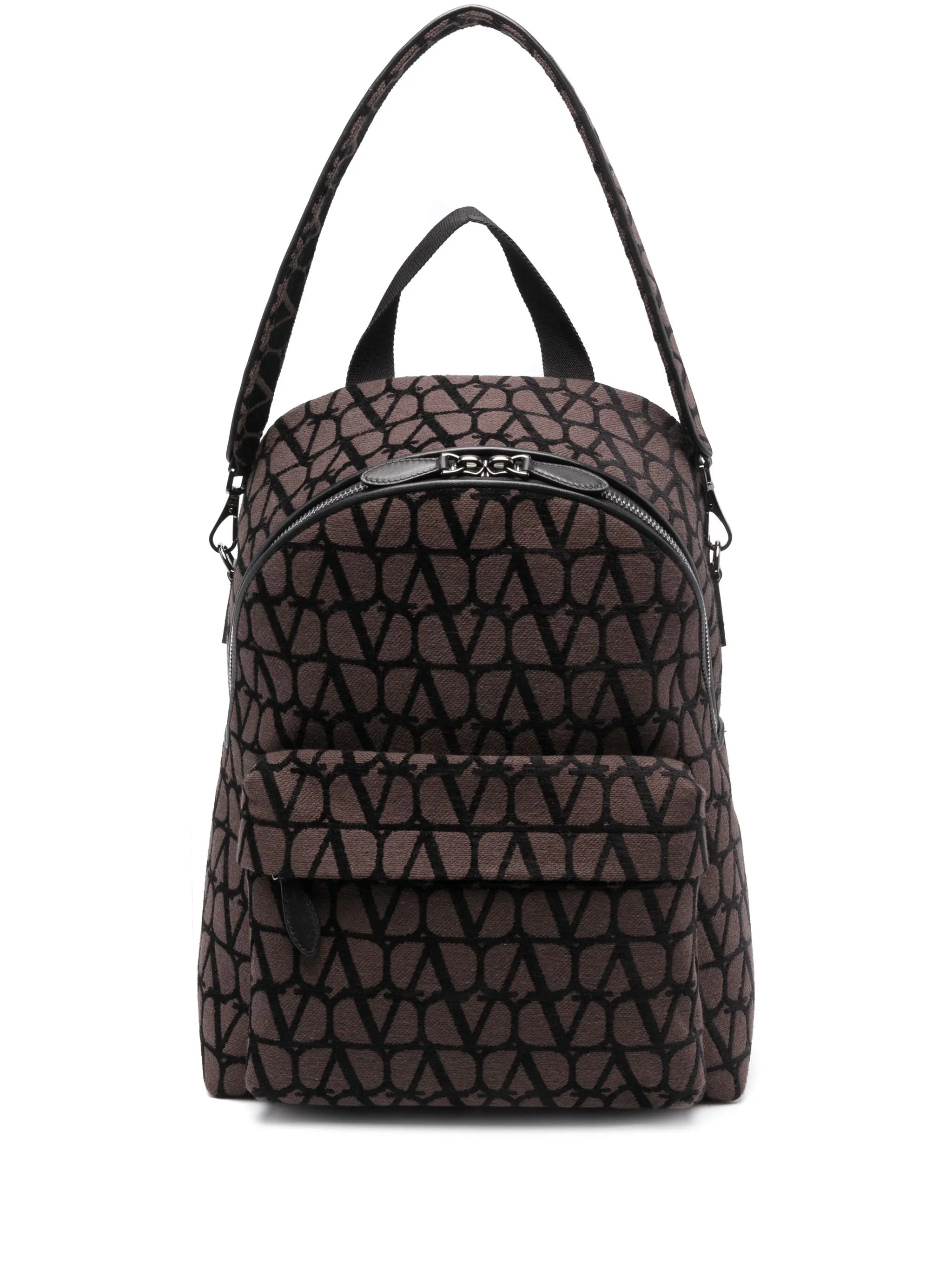 Toile Iconographe leather-trim backpack