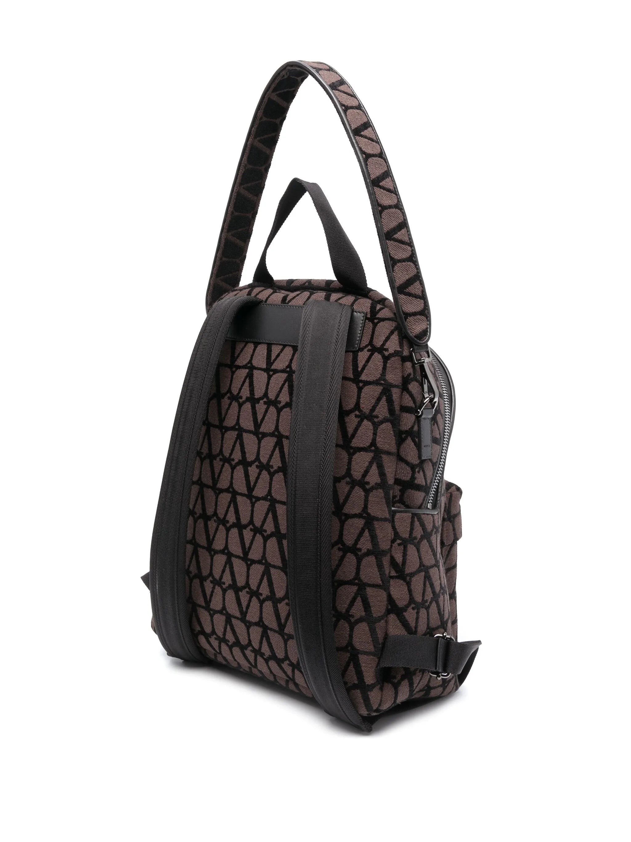 Toile Iconographe leather-trim backpack