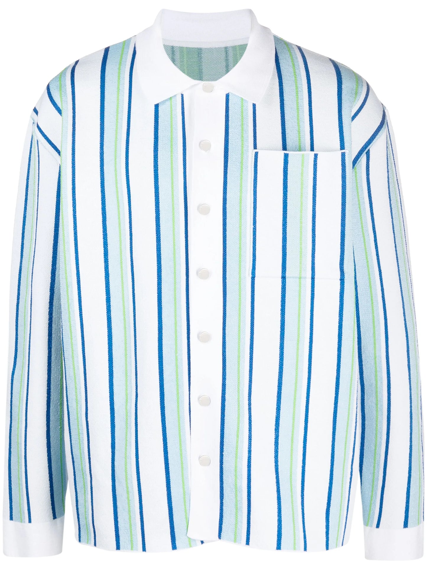 La Chemise Maille striped polo shirt