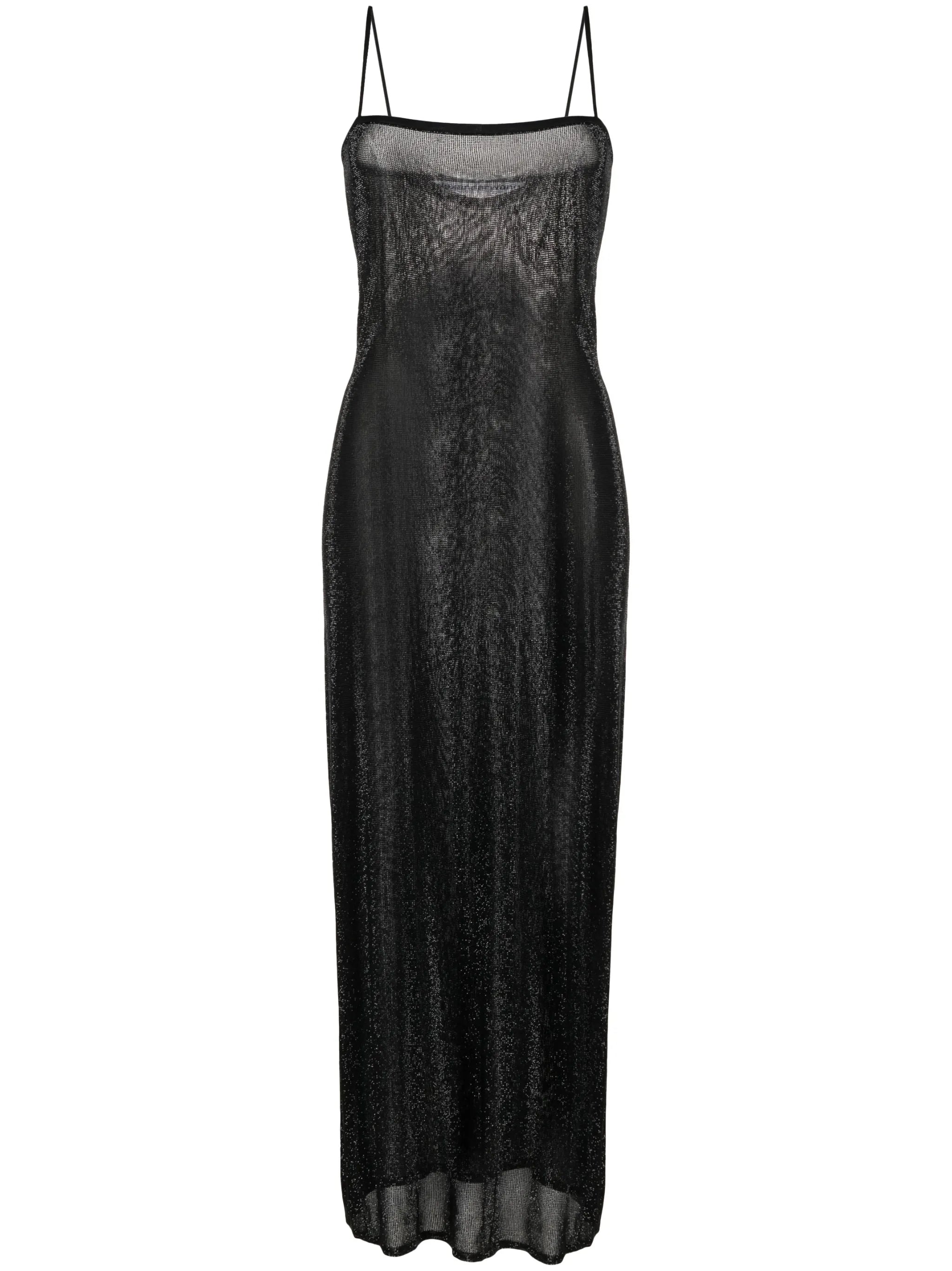 Hotfix beaded slip dress