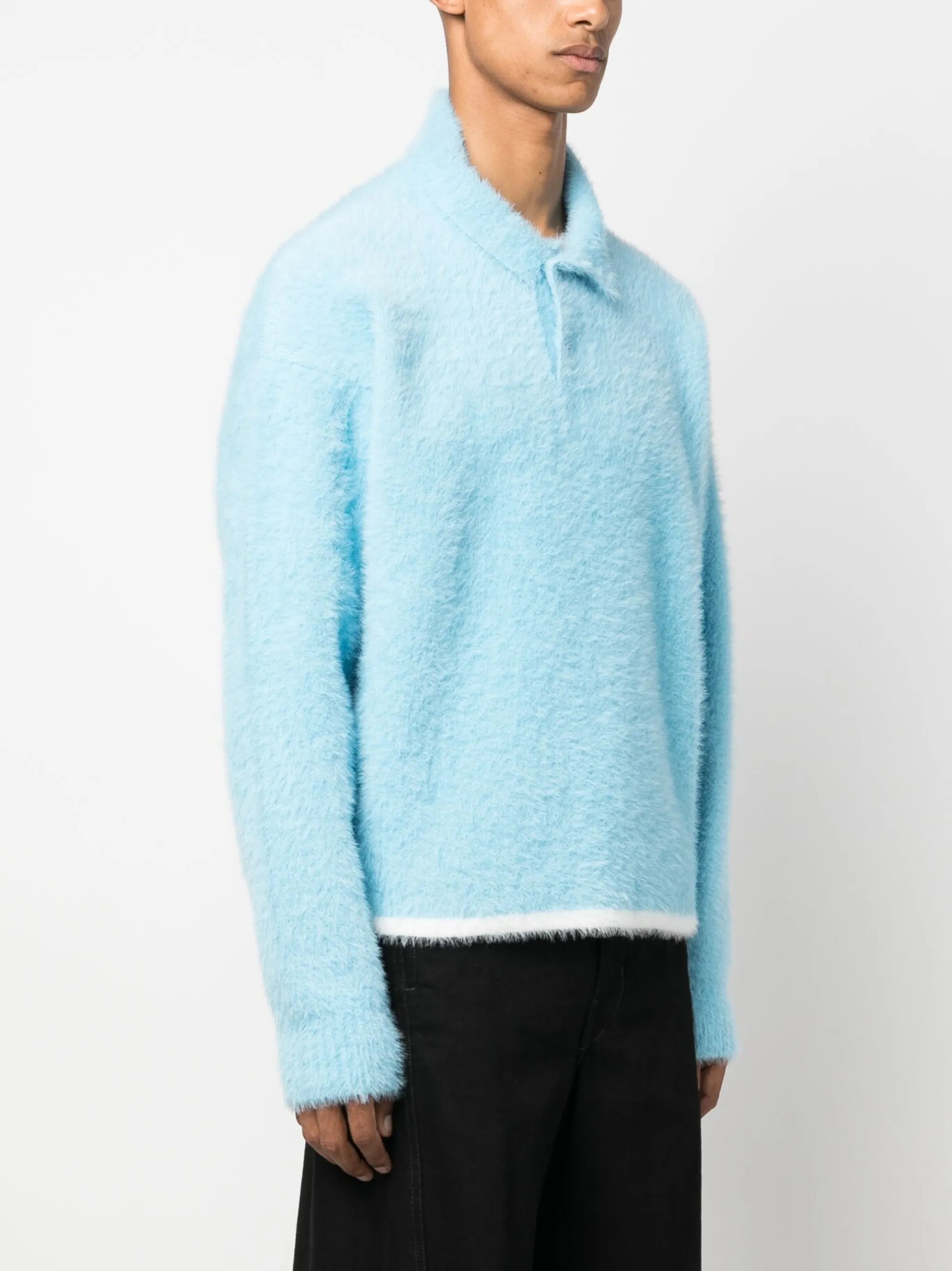 Le Polo Neve knitted polo jumper