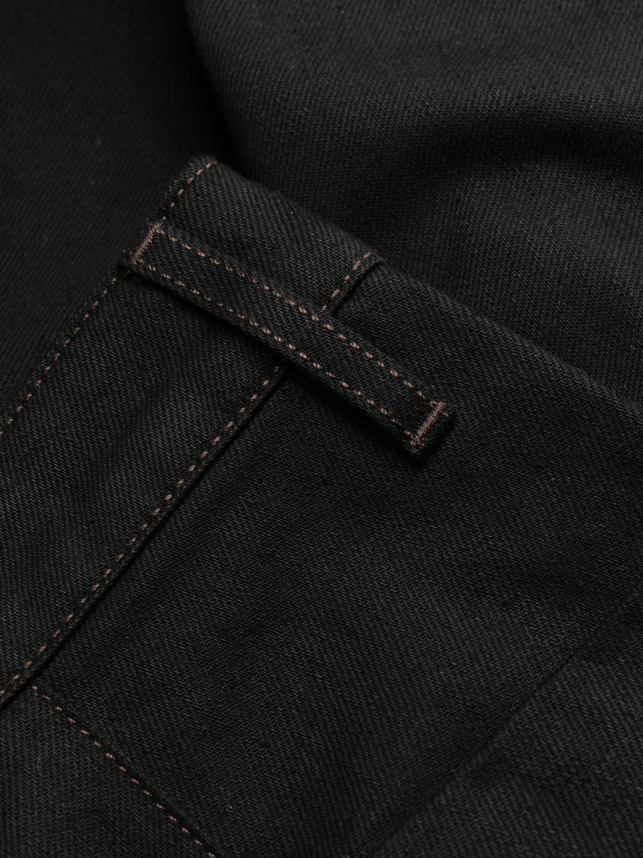 Twisted cropped jeans