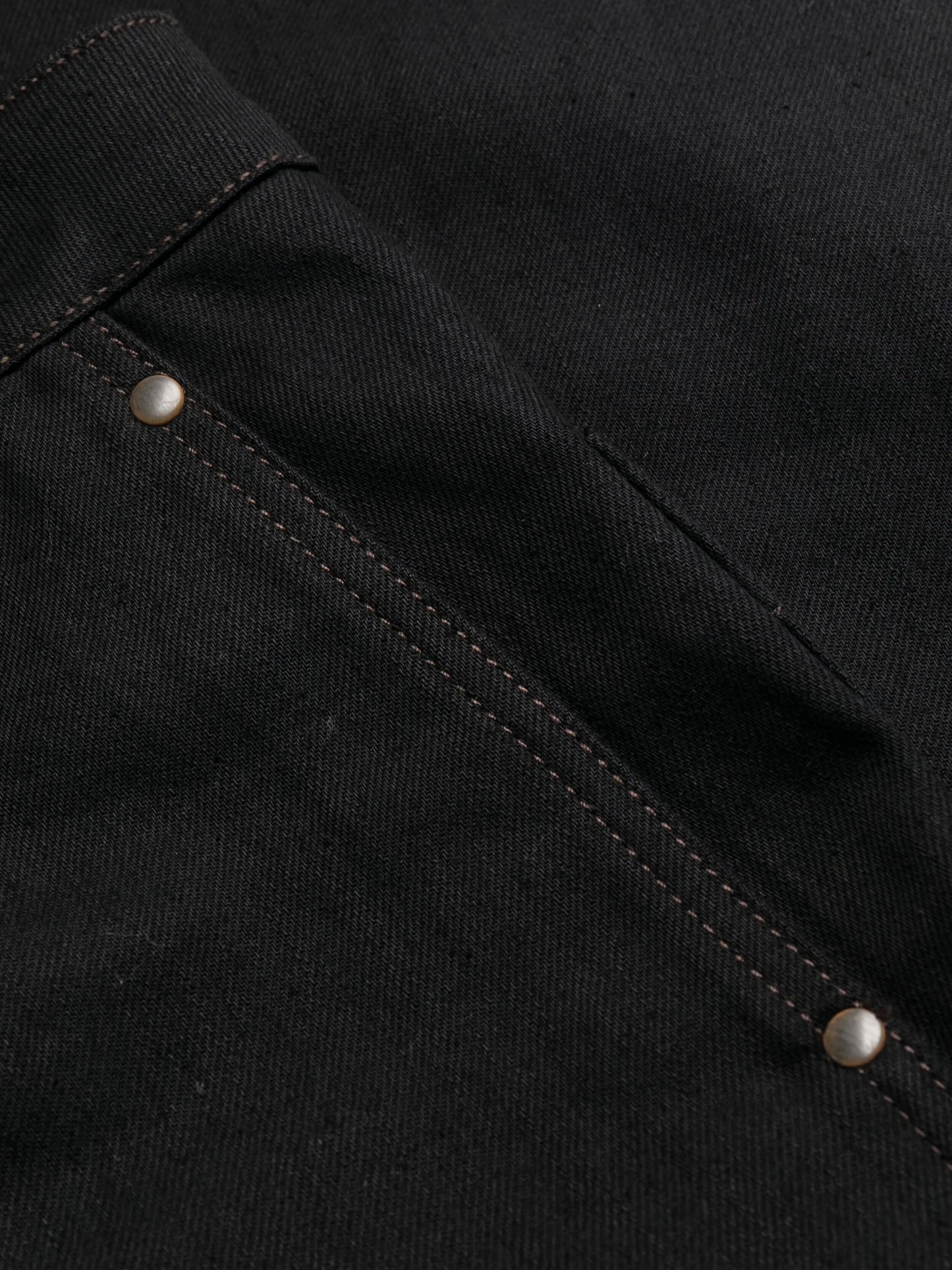 Twisted cropped jeans