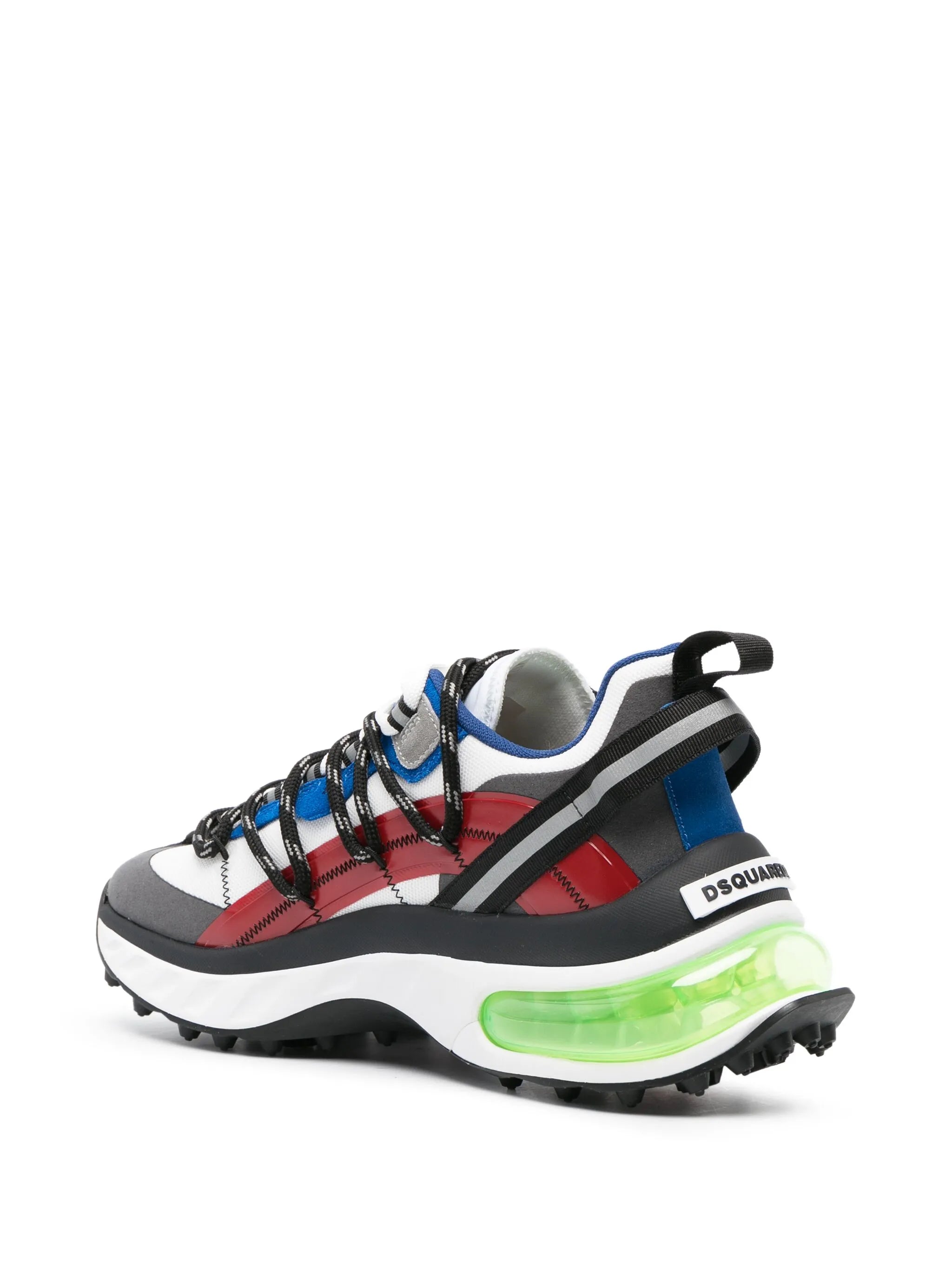 Bubble leather sneakers