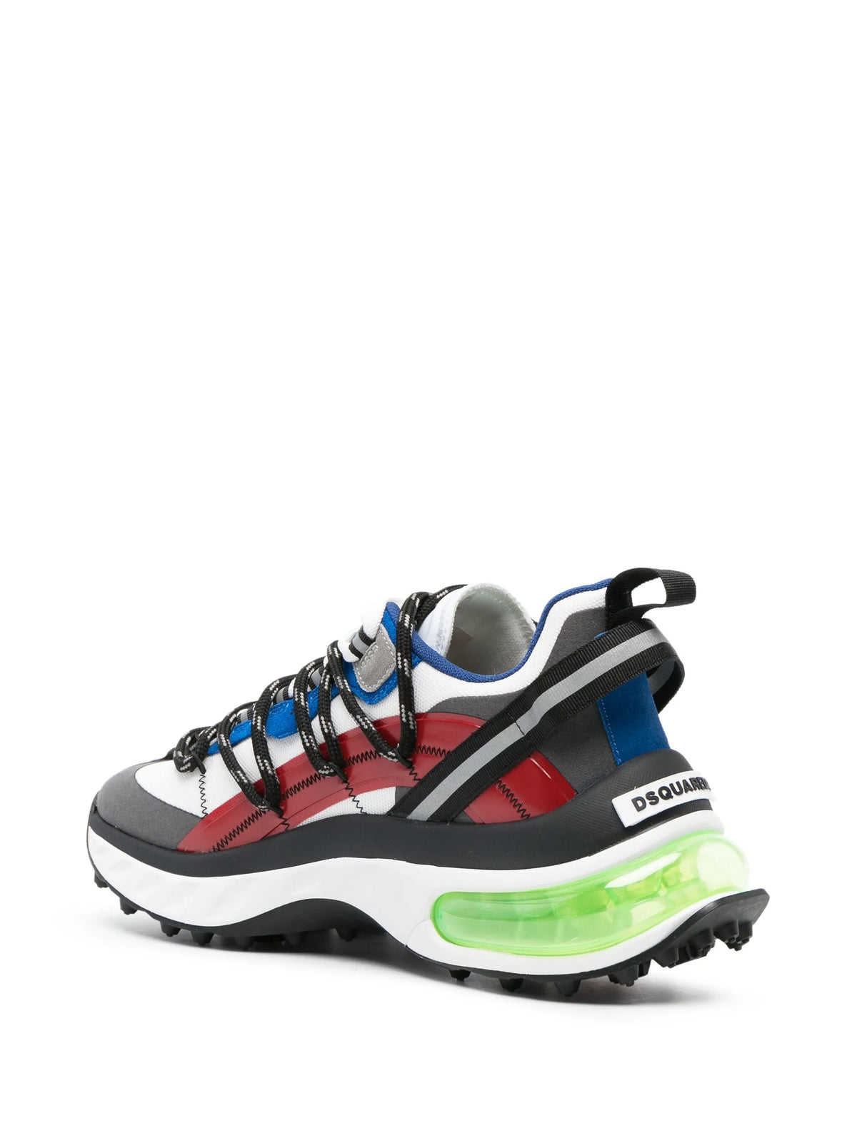 Bubble leather sneakers