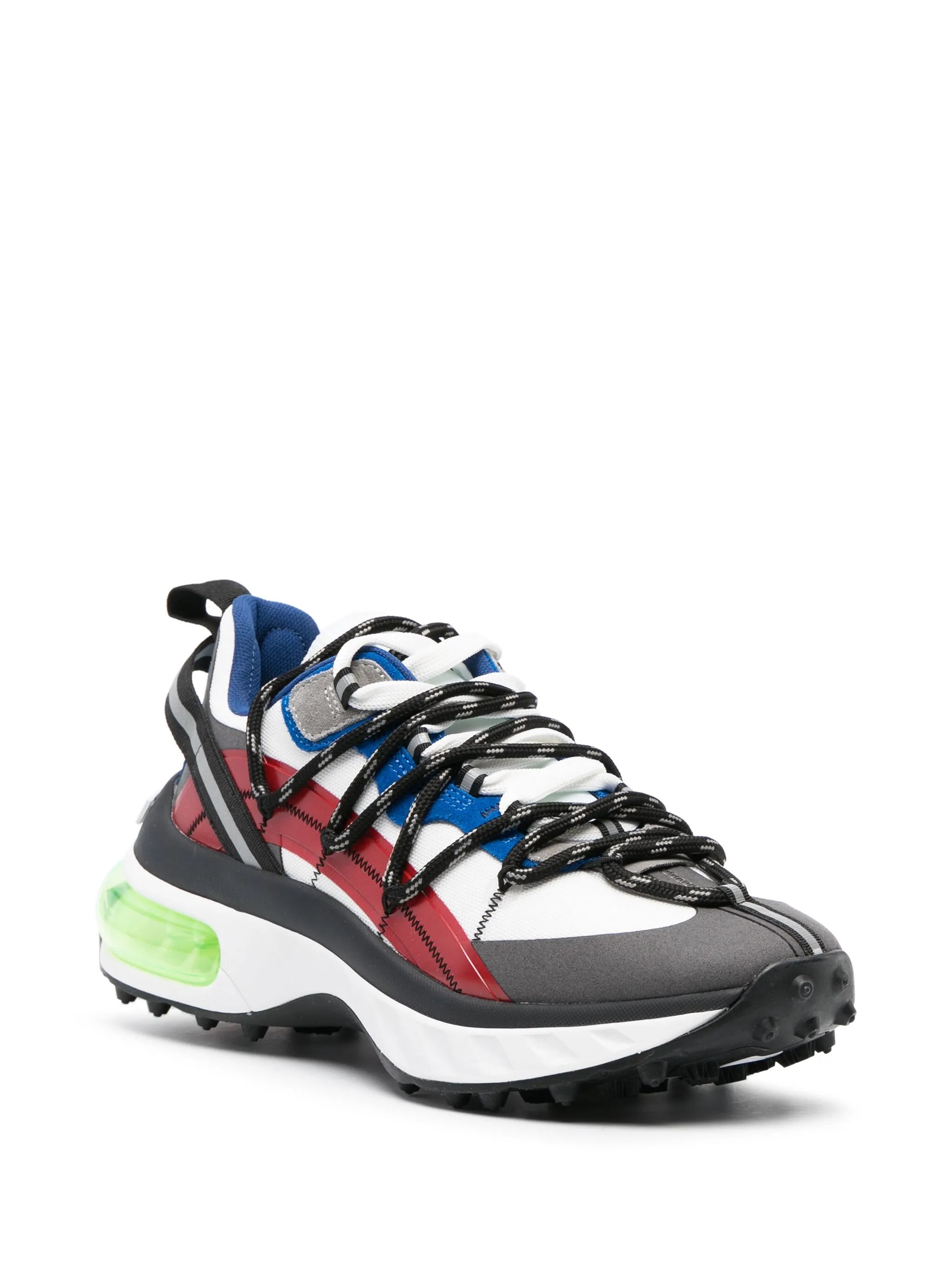 Bubble leather sneakers