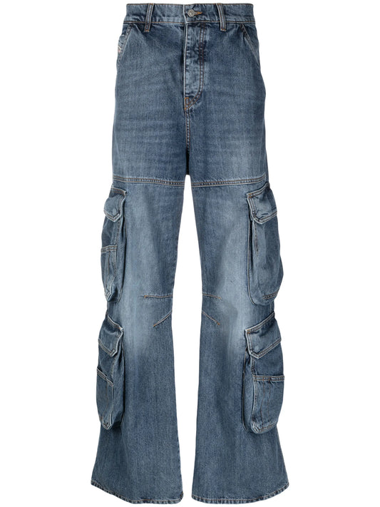 1996 D-Sire 0NLAX wide-leg jeans