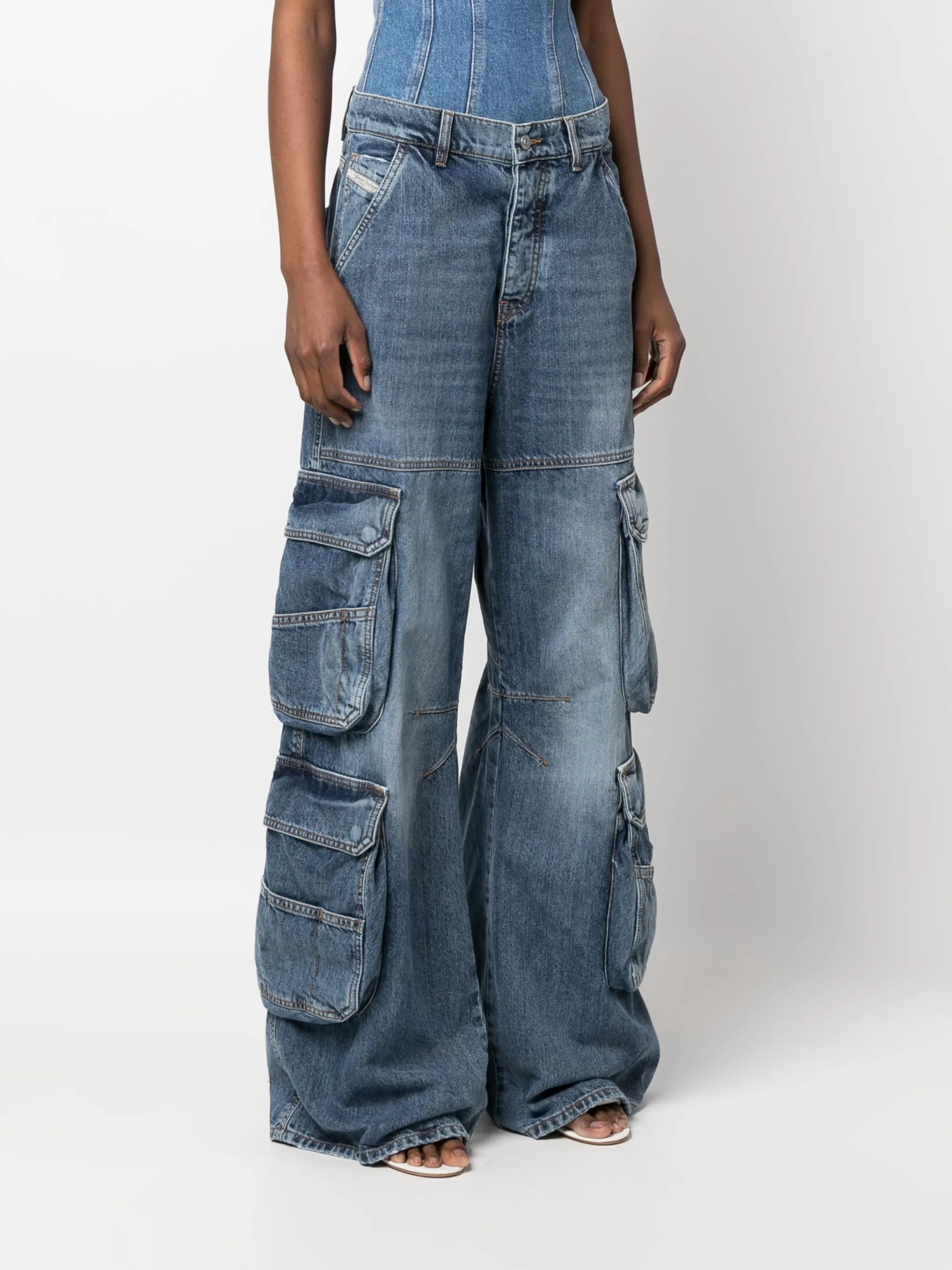 1996 D-Sire 0NLAX wide-leg jeans