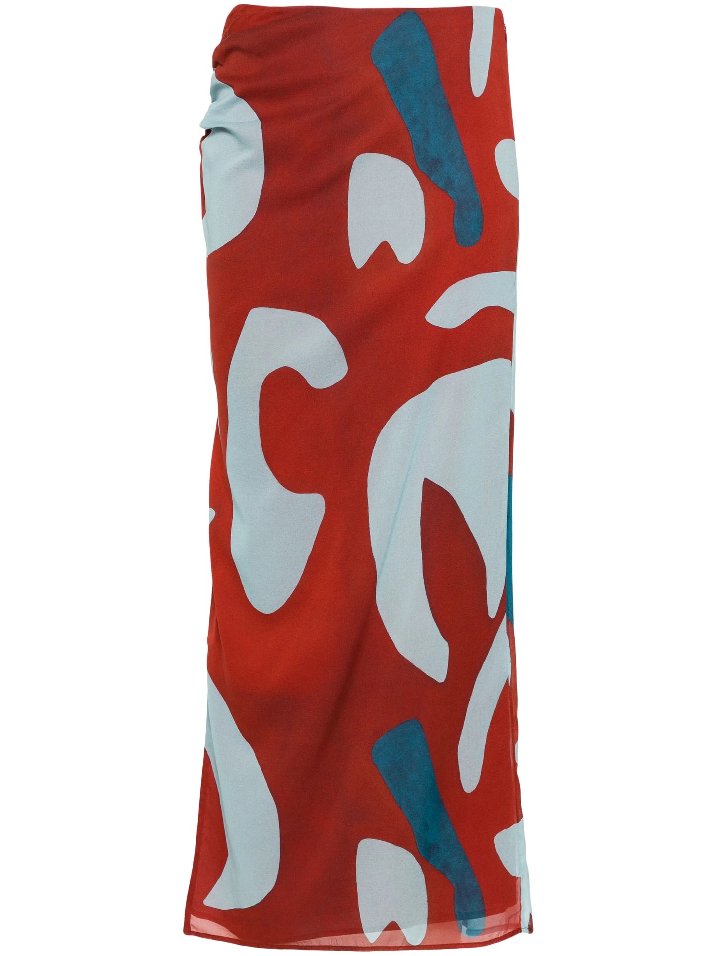 Frankie gathered midi skirt