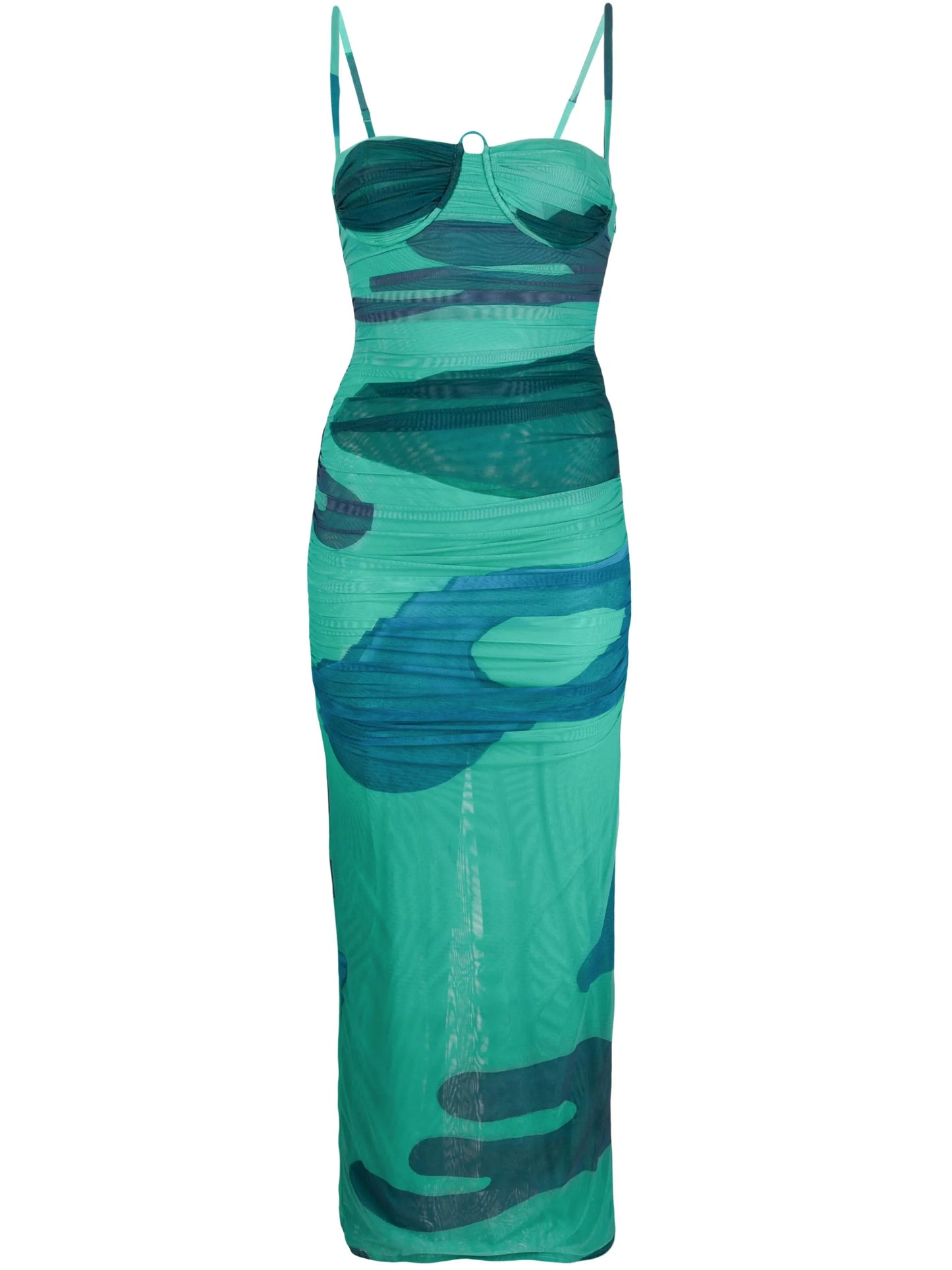 Frankie ruched midi dress