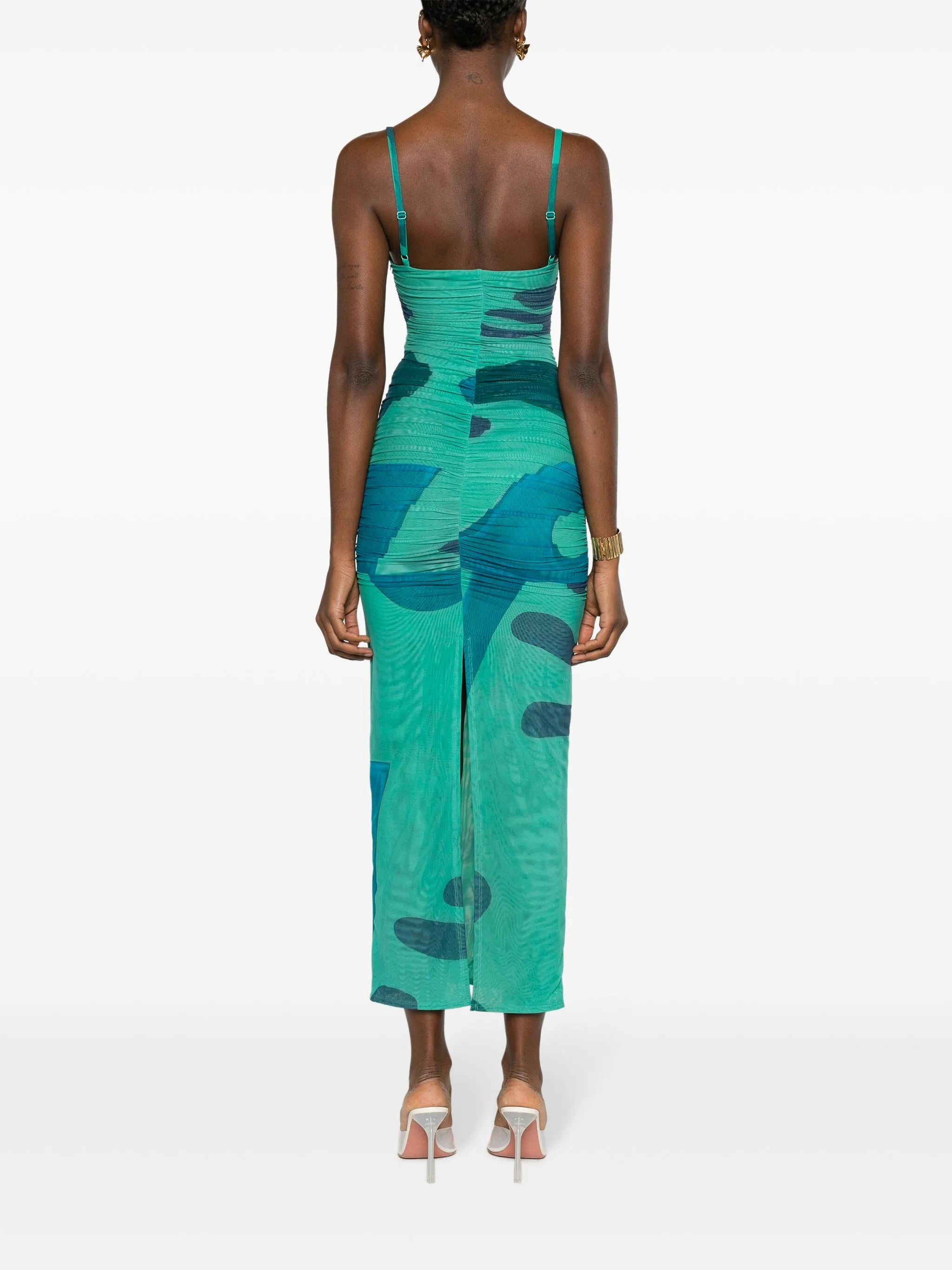 Frankie ruched midi dress