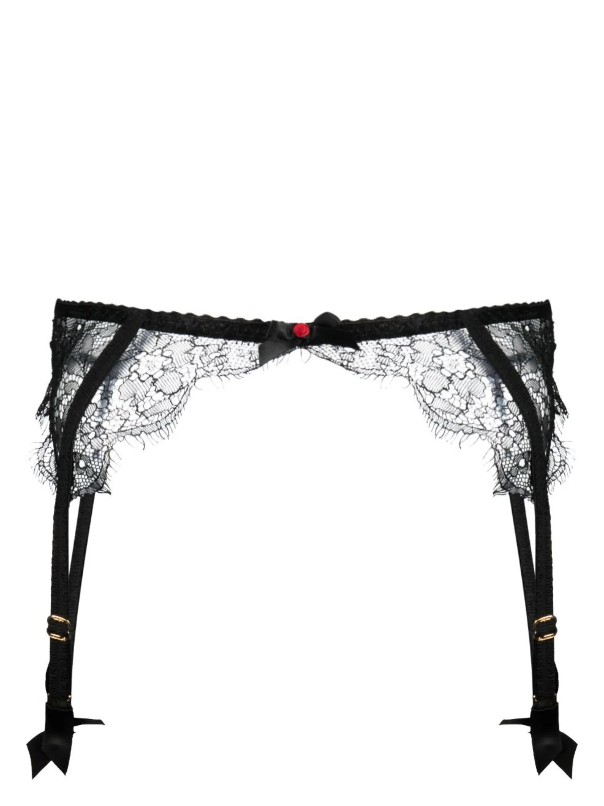 Lorna floral-lace suspenders