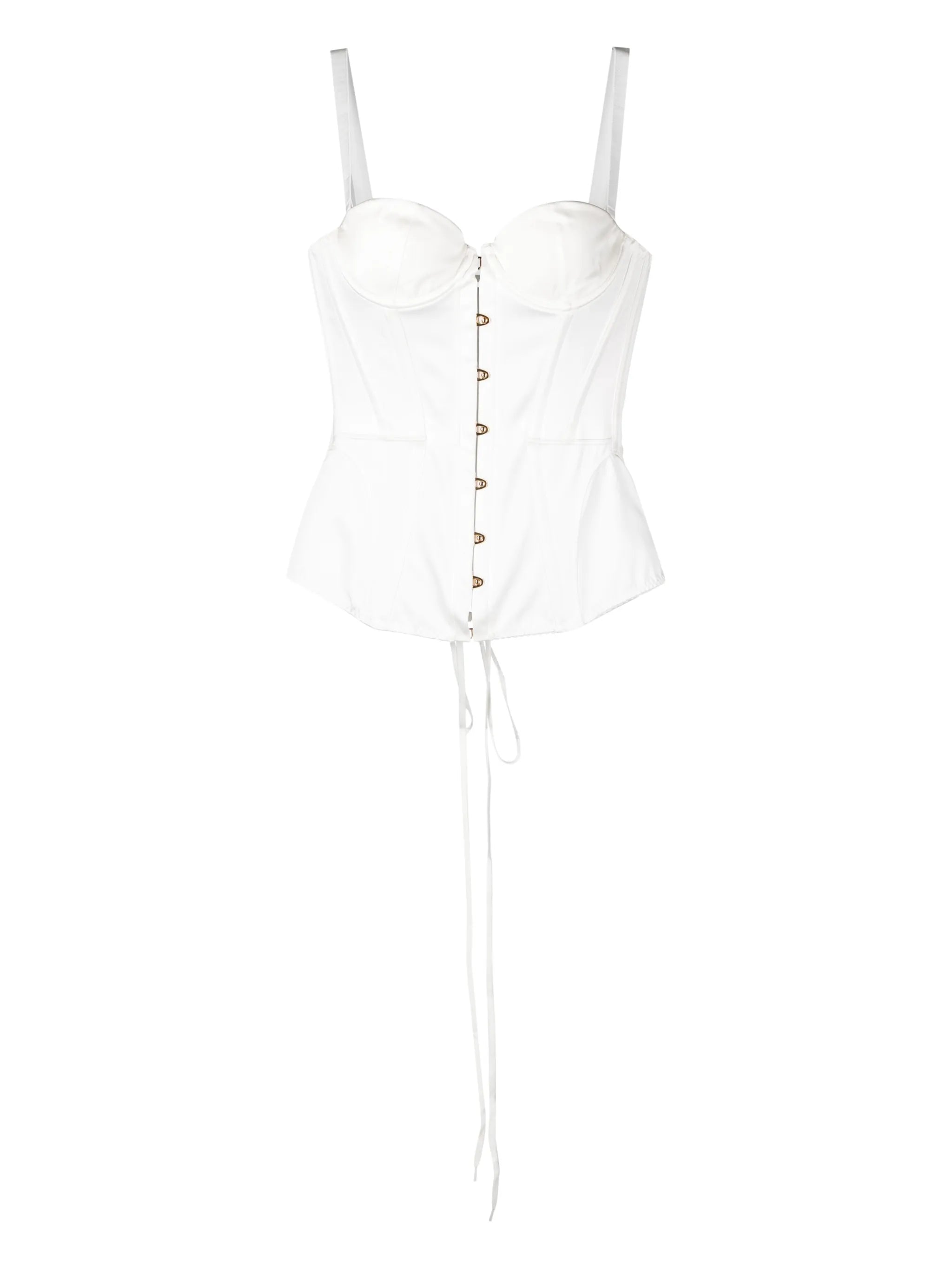 Mercy padded satin corset