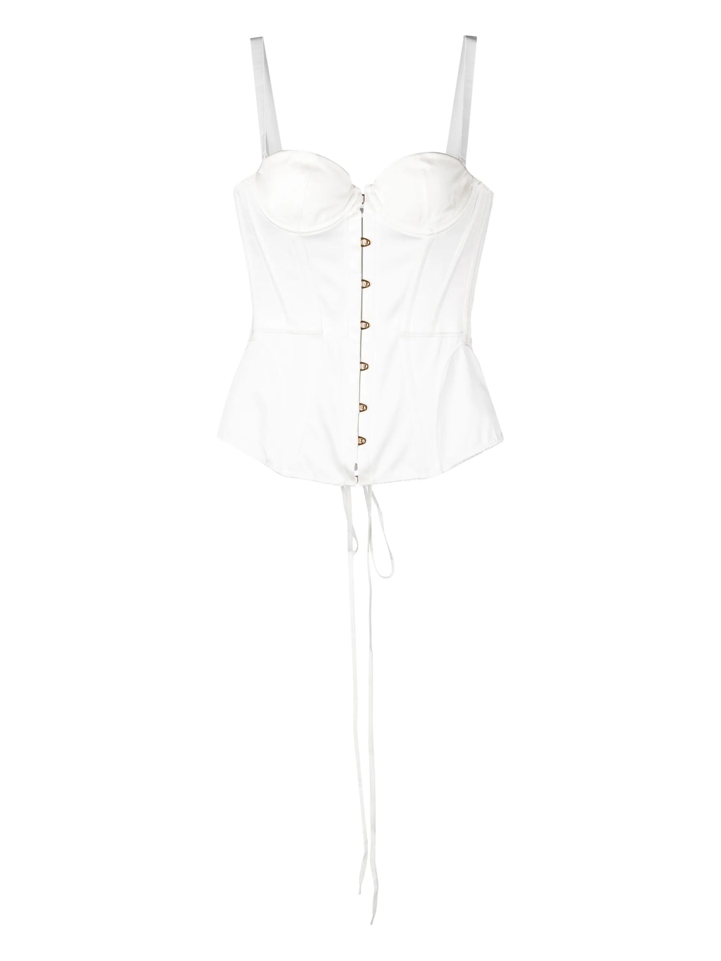 Mercy padded satin corset