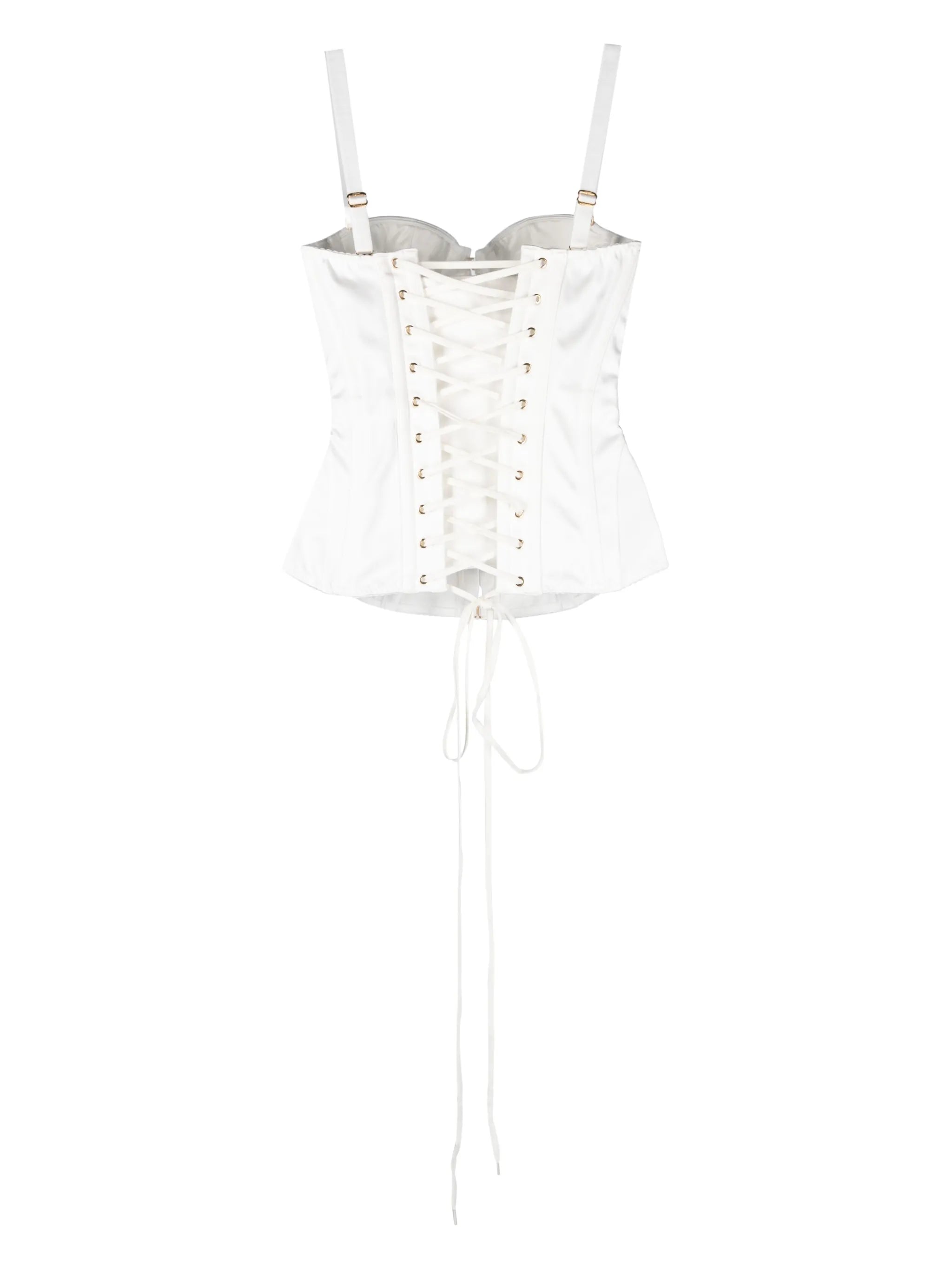 Mercy padded satin corset