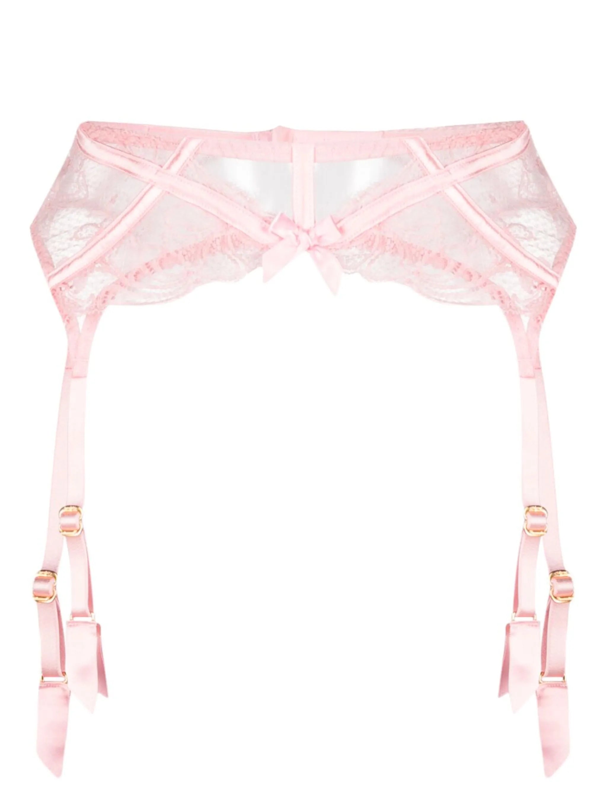 Rozlyn sheer-lace waist suspender