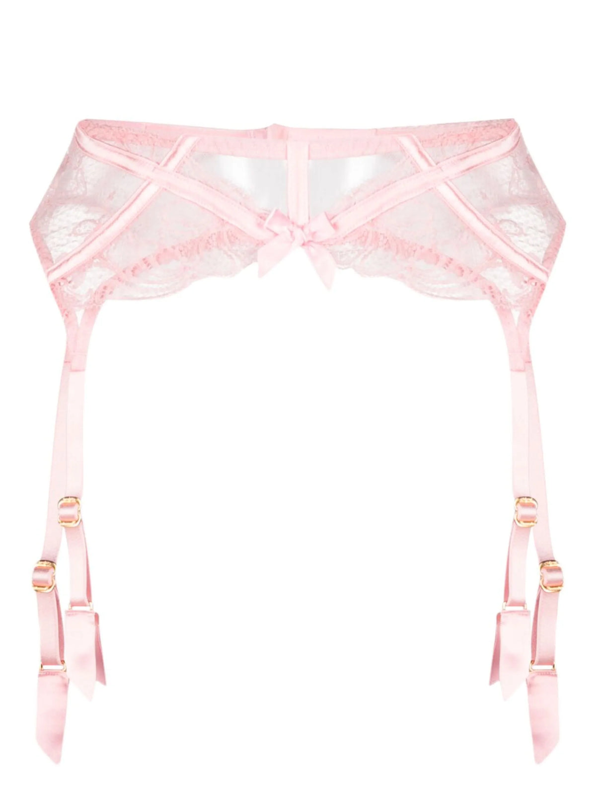 Rozlyn sheer-lace waist suspender