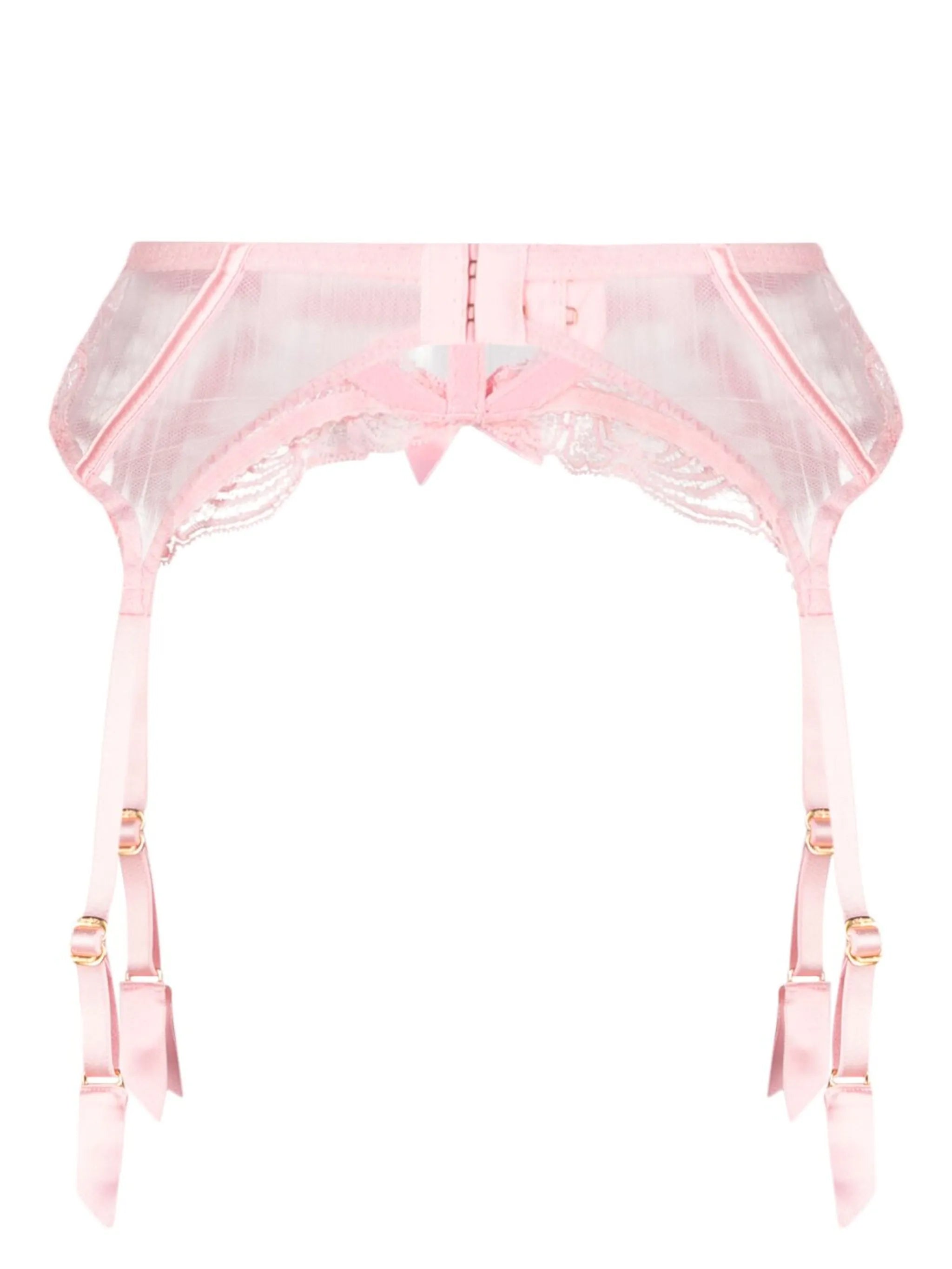 Rozlyn sheer-lace waist suspender