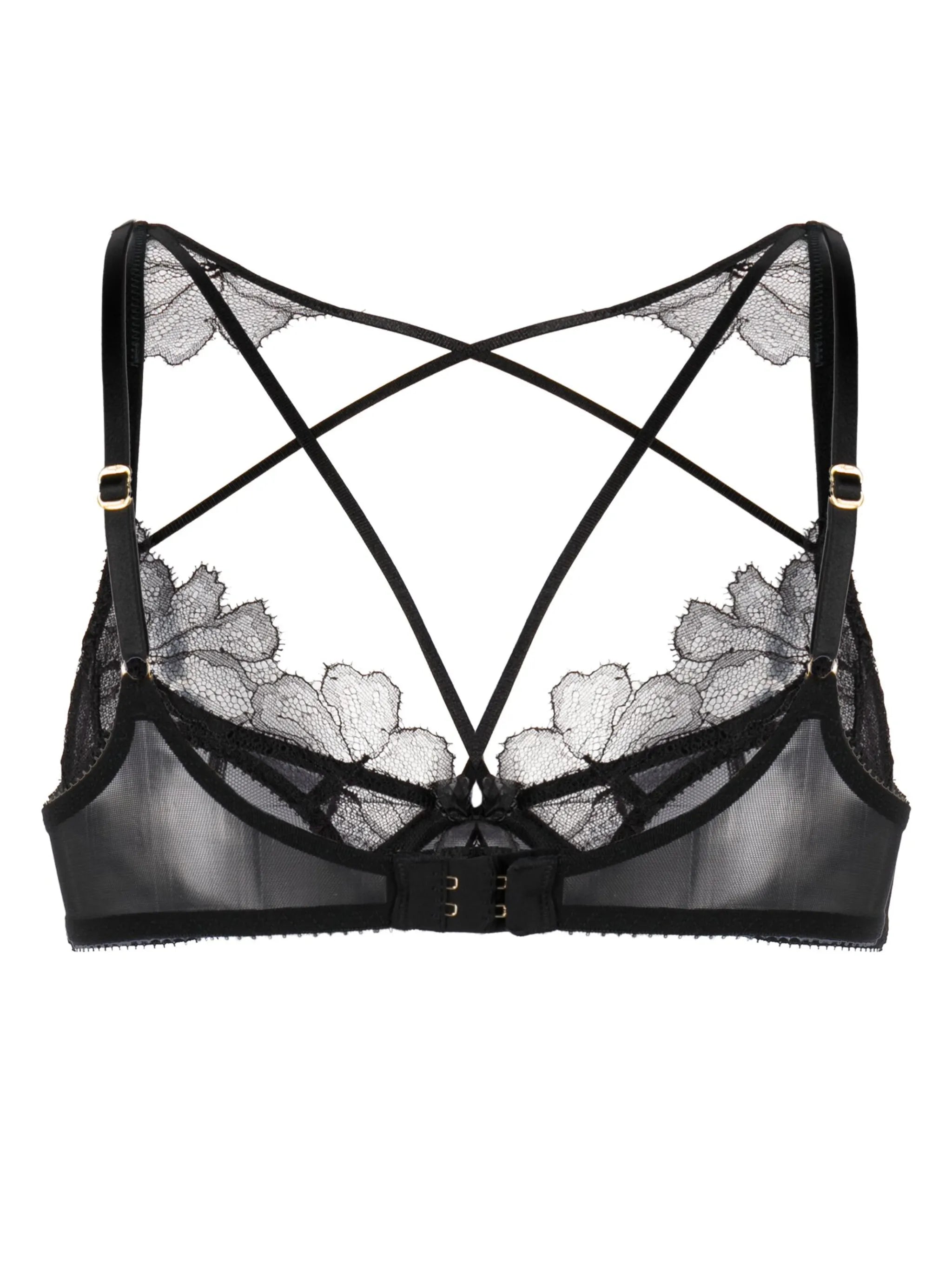 Kissie strappy underwire bra