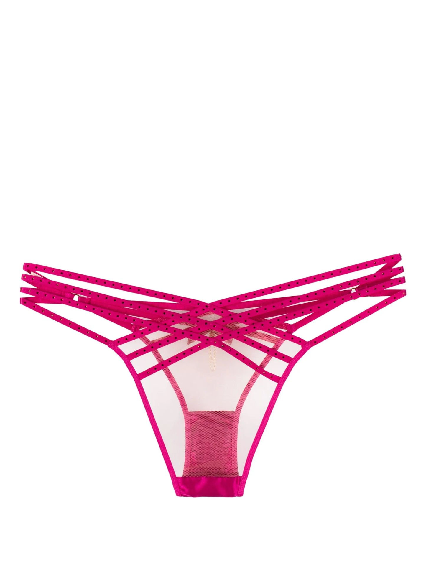 Rubi crystal-embellished sheer brief