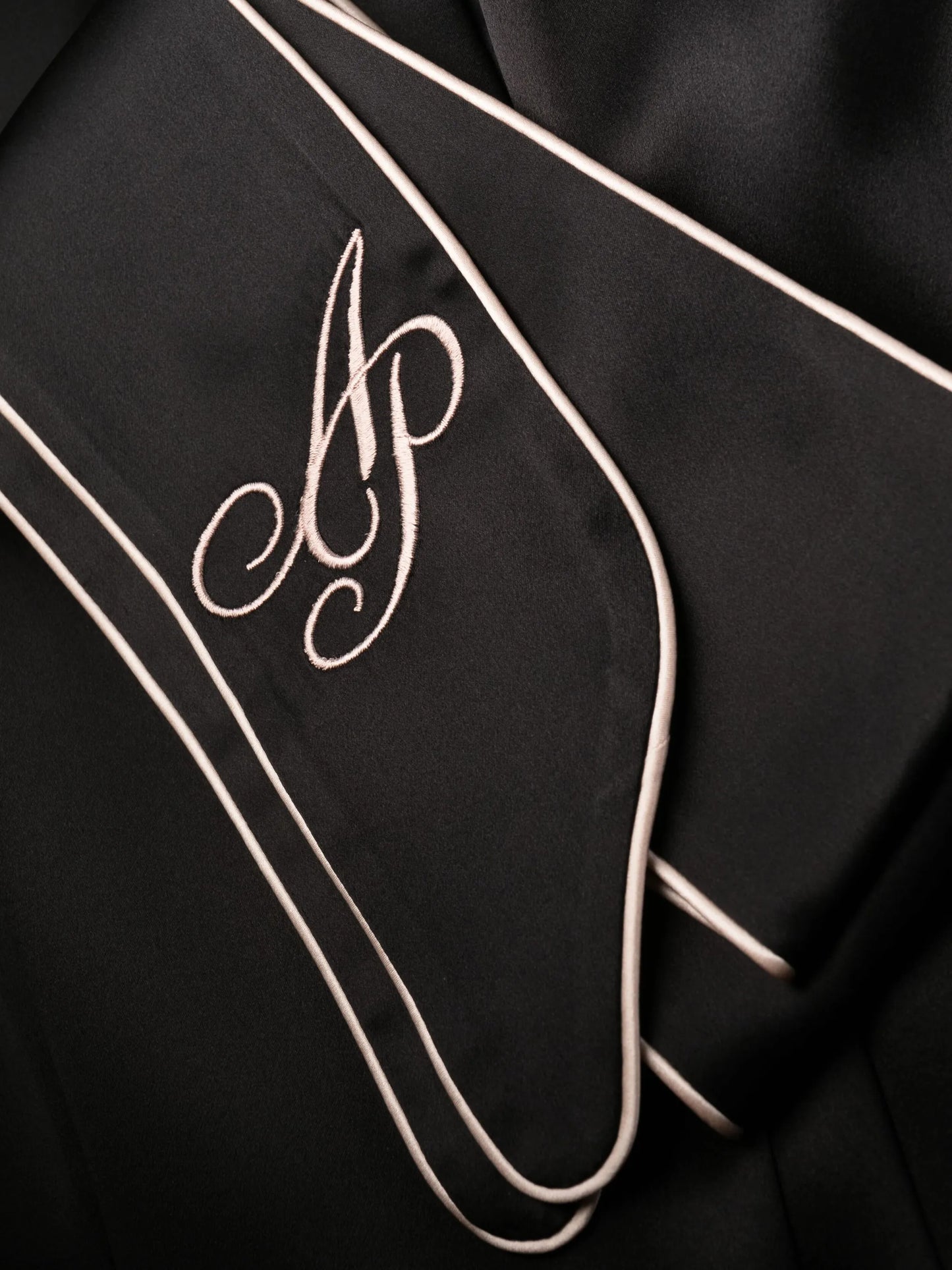 belted silk dressing gown