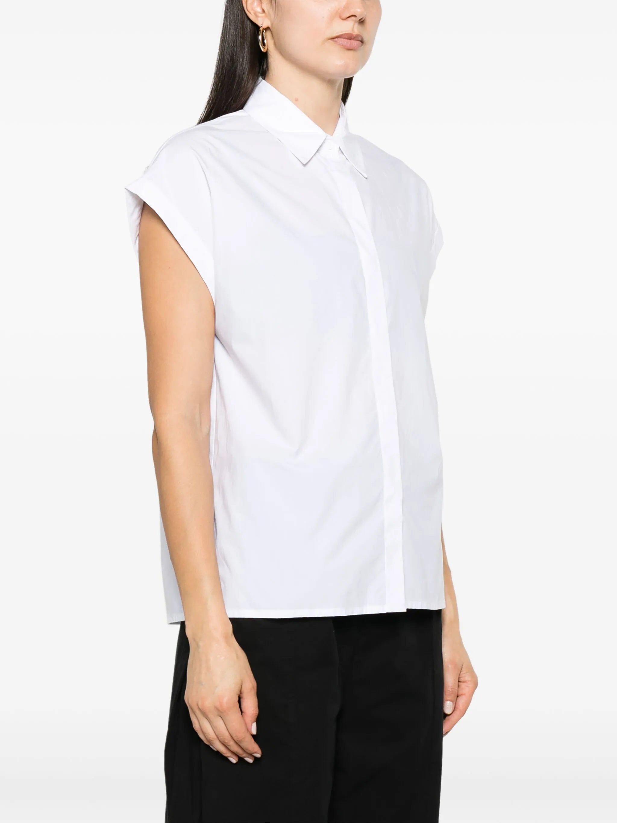 organic-cotton poplin shirt