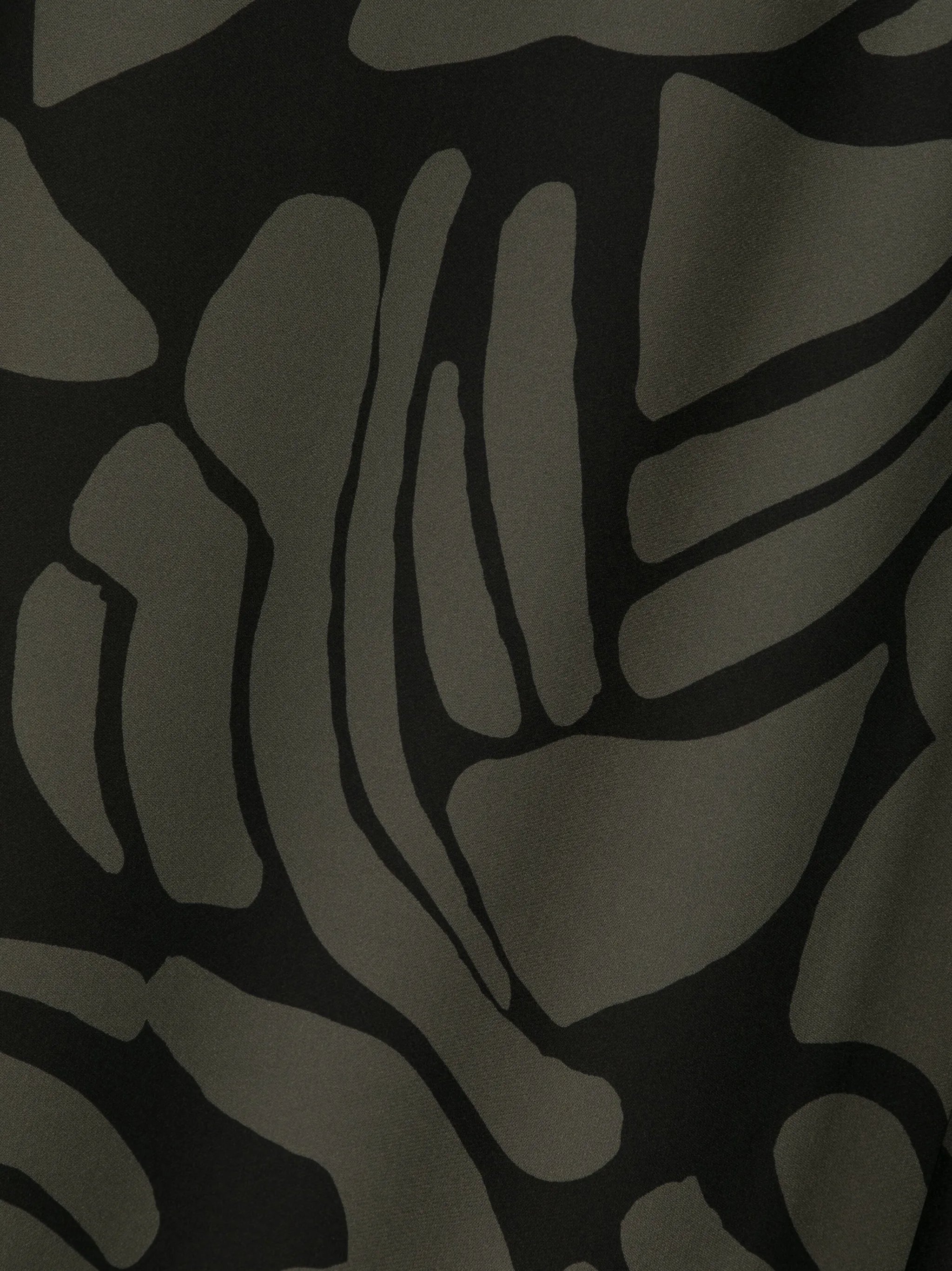 graphic-print silk saring