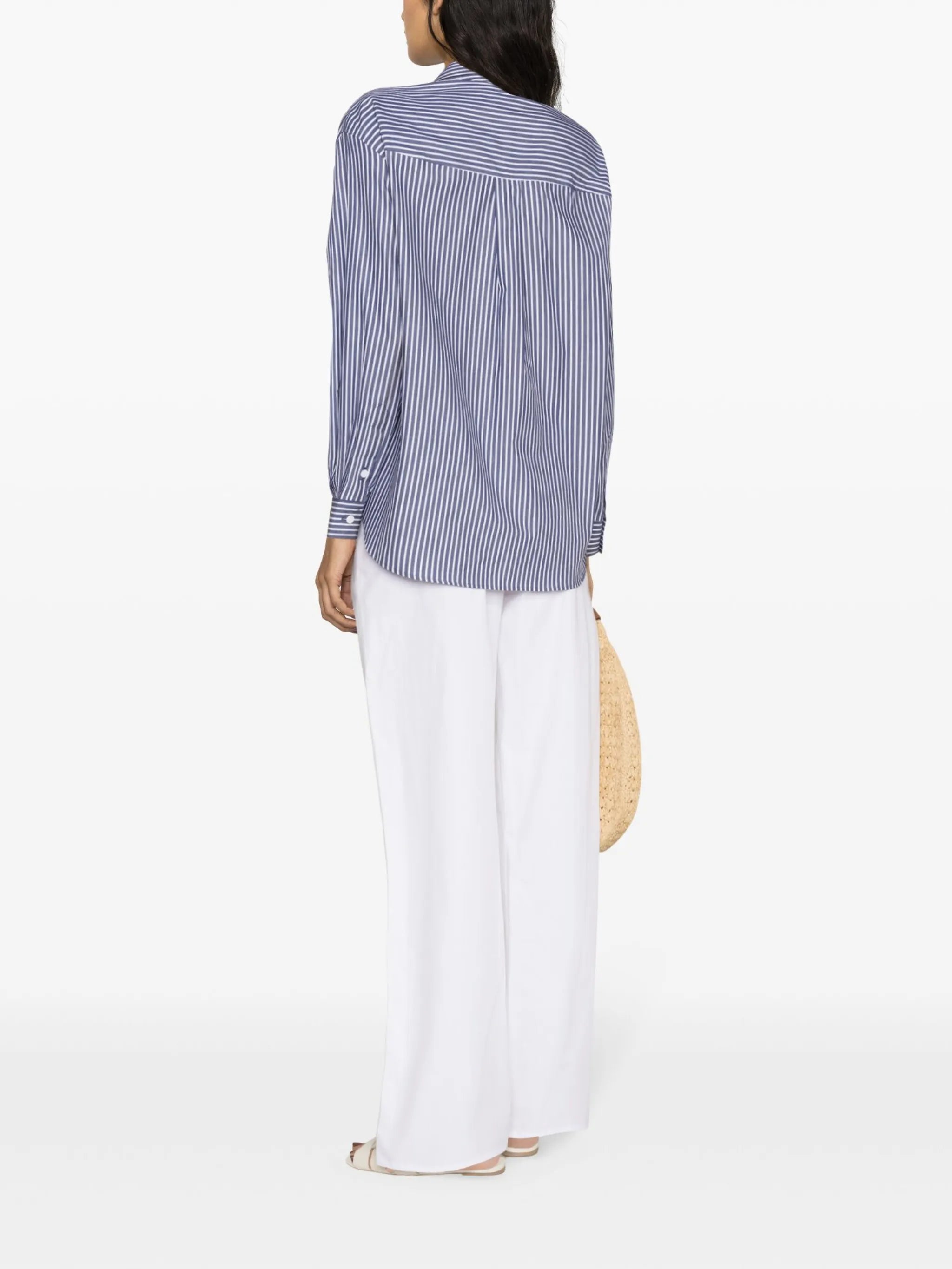striped organic-cotton shirt