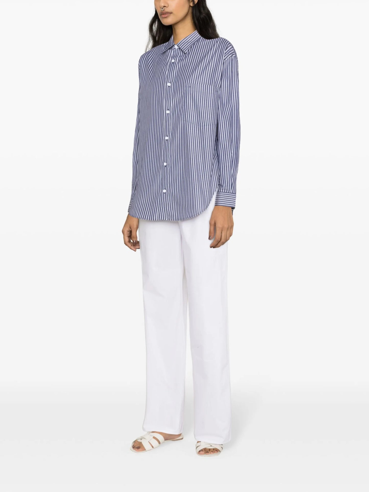 striped organic-cotton shirt