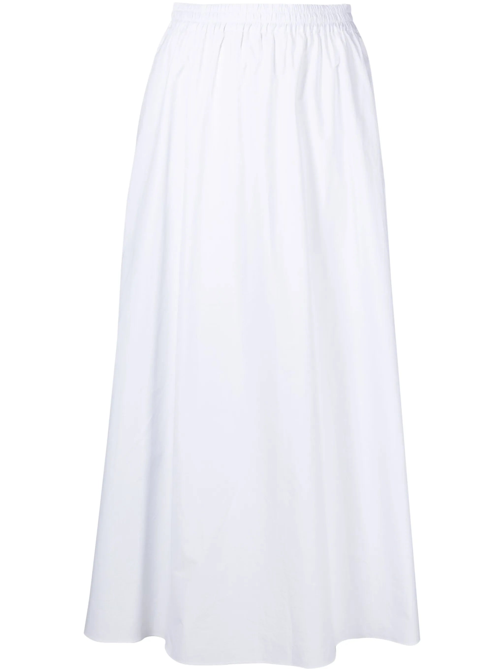 Everyday elasticated-waist full skirt