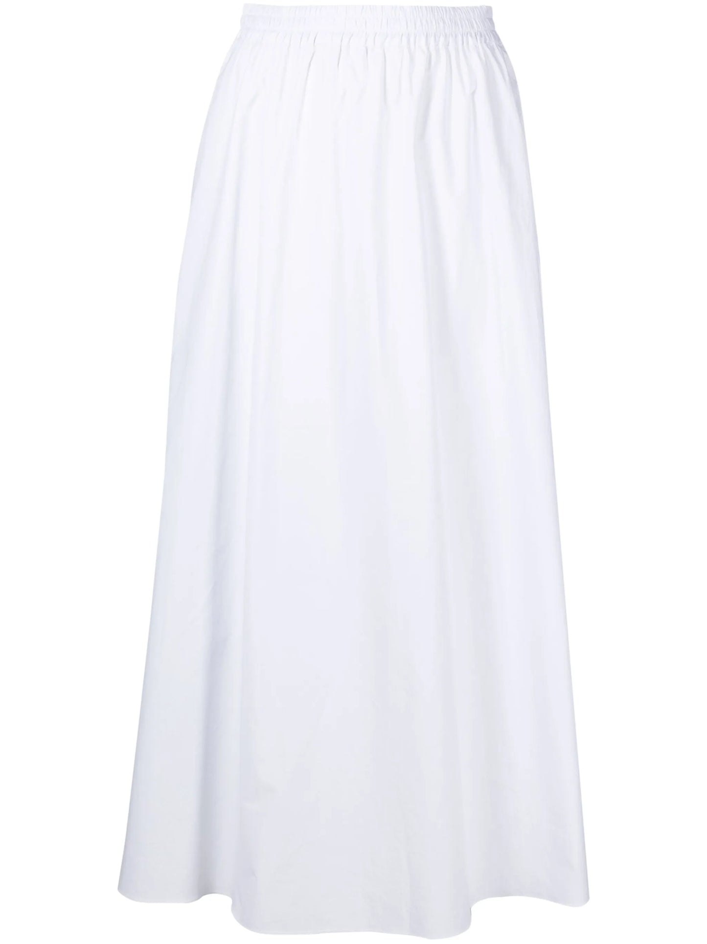 Everyday elasticated-waist full skirt