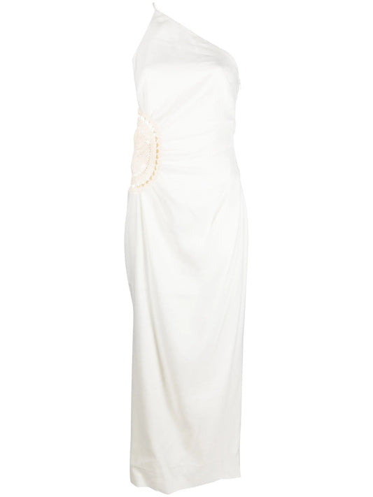 Atacama one-shoulder midi dress